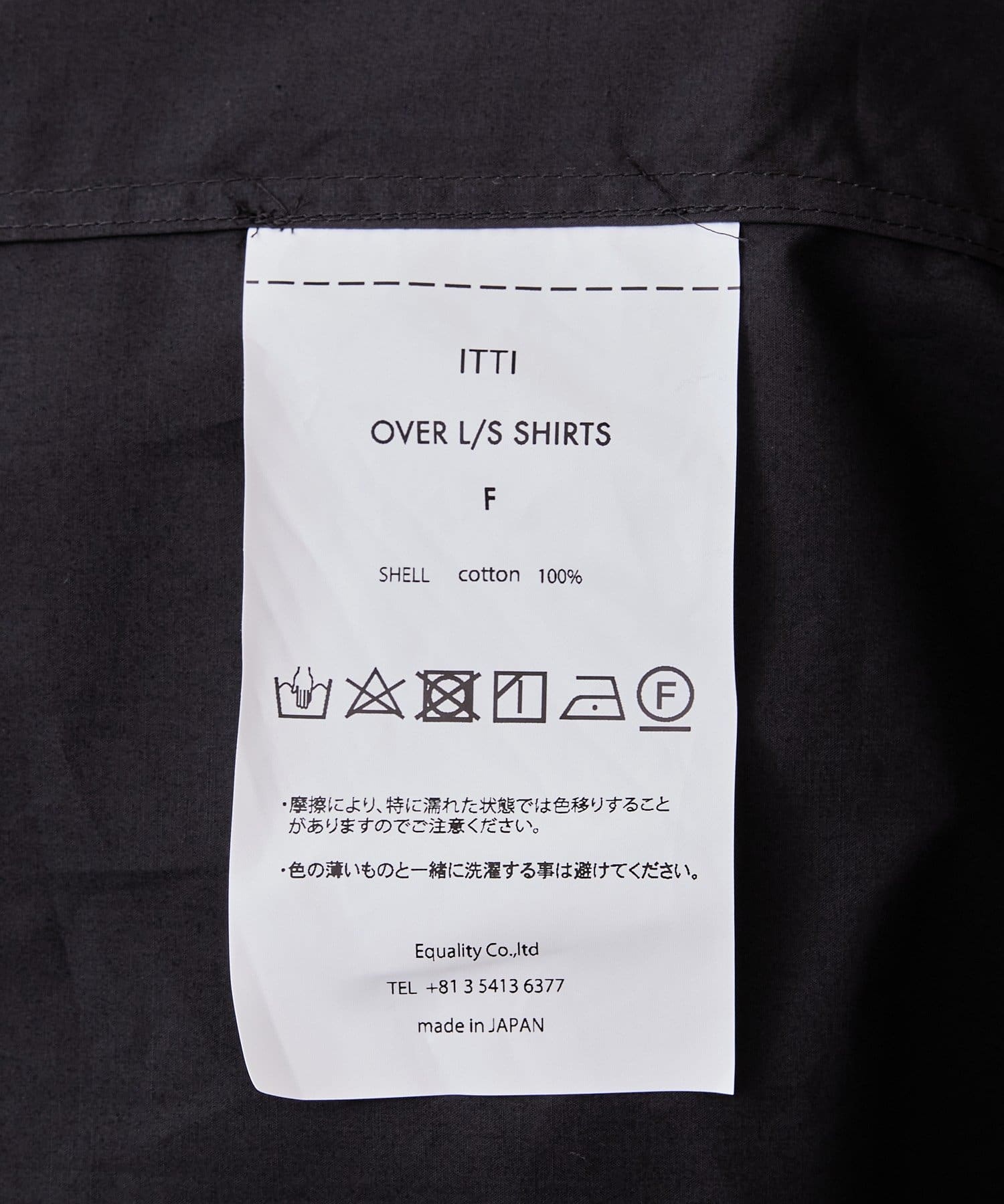 ITTI × Lui's / イッチ×ルイス】Exclusive ロングシャツ | Lui's