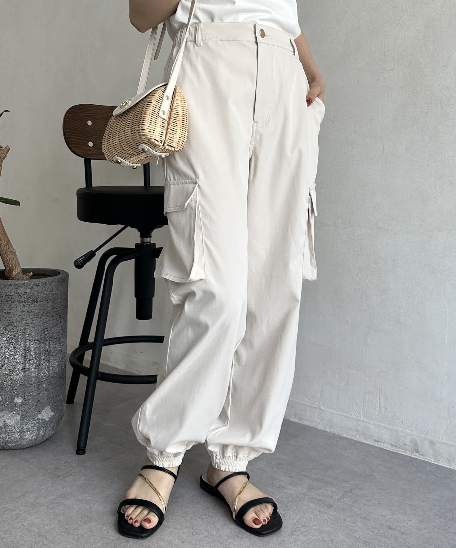 合繊ツイルカーゴジョガーパンツ | Thevon.(ゼヴォン)レディース | PAL