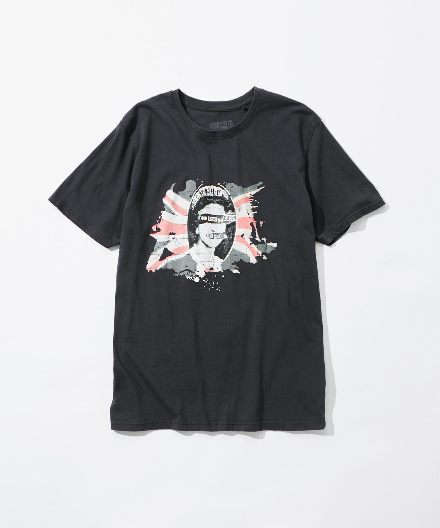 CIAOPANIC(チャオパニック) ヴィンテージライクプリントバンドTシャツ
