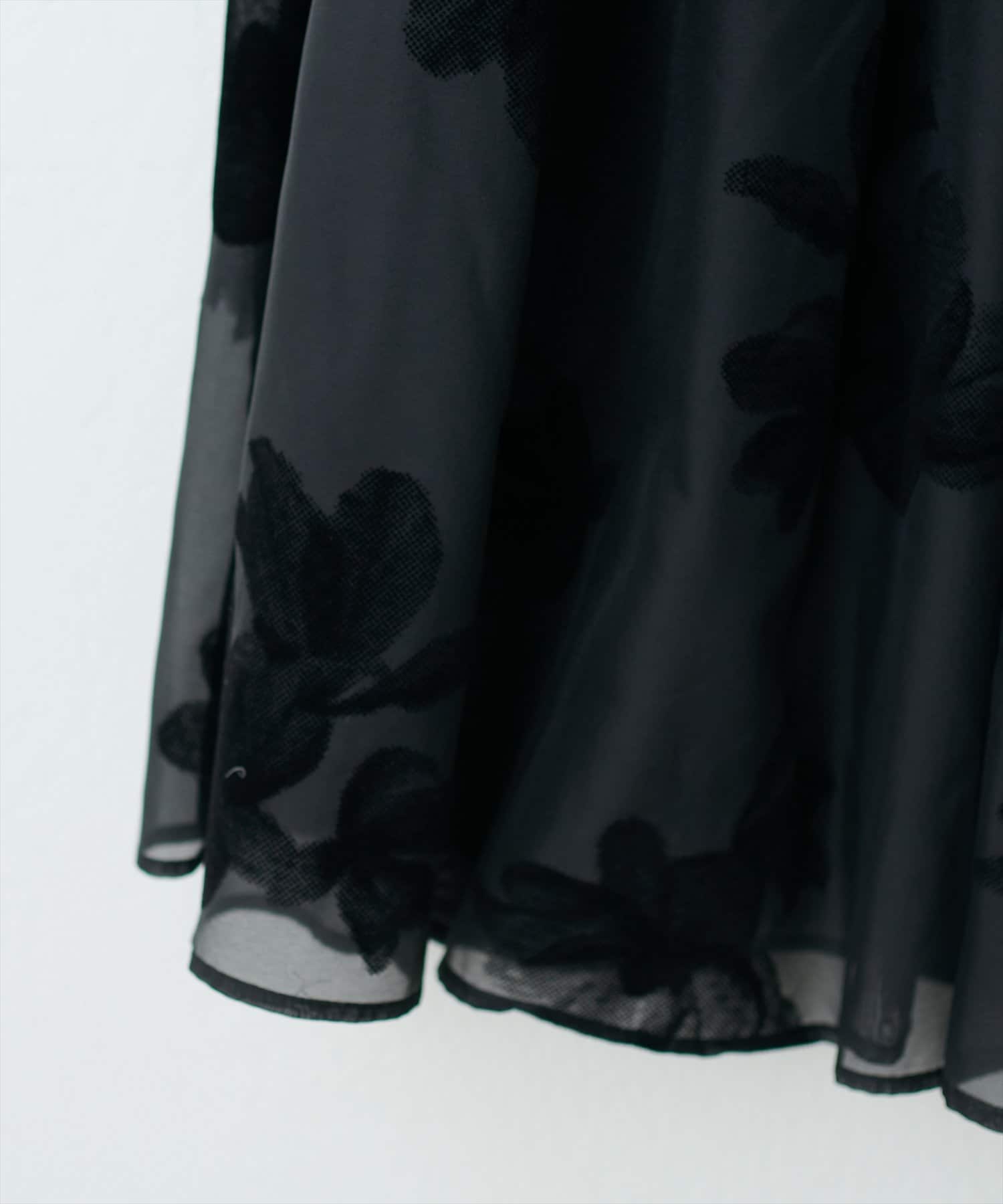natural couture(ナチュラルクチュール) フラワーシルエットエアリースカート