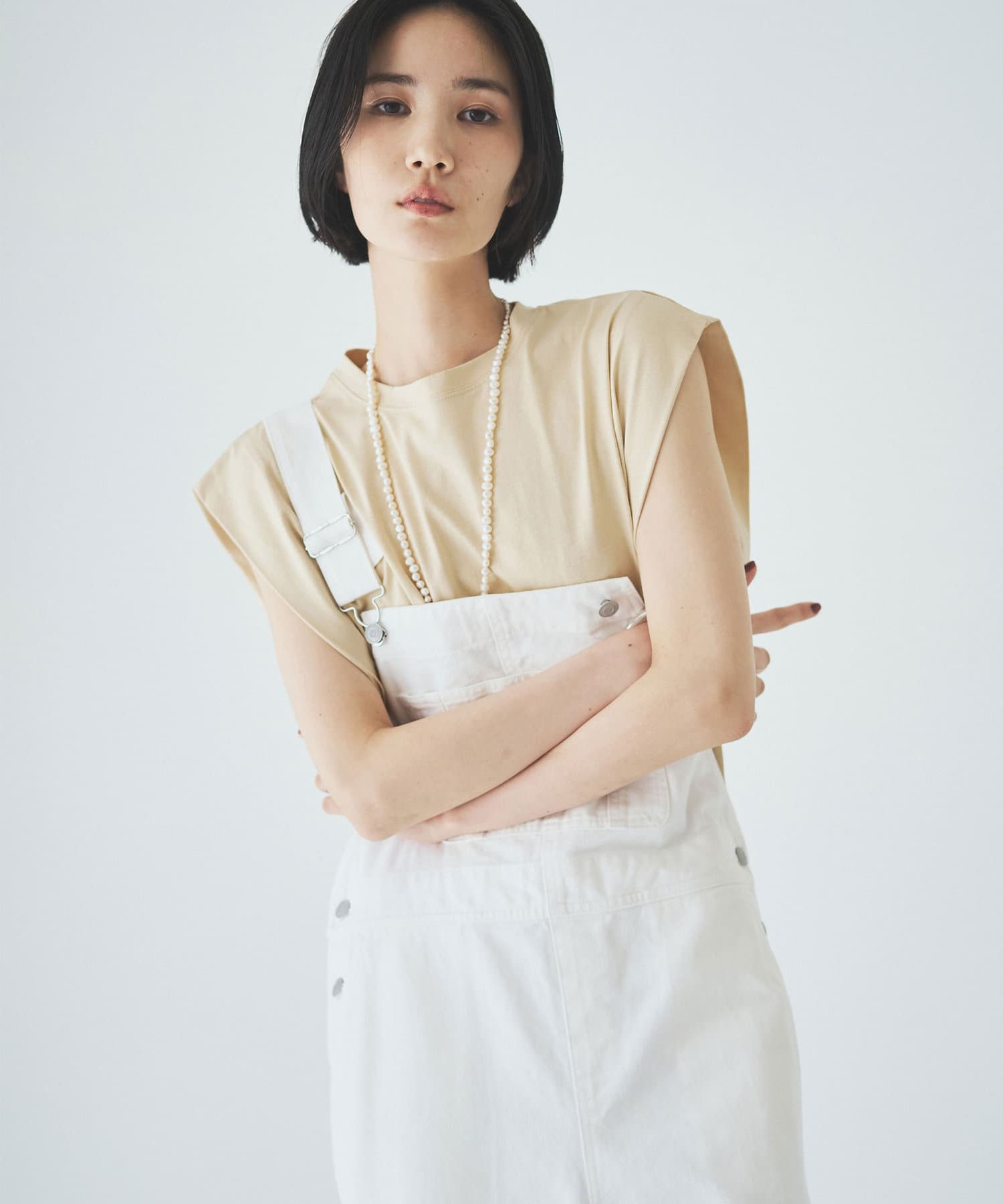 シルケットノースリーブTee【オンラインストア限定商品