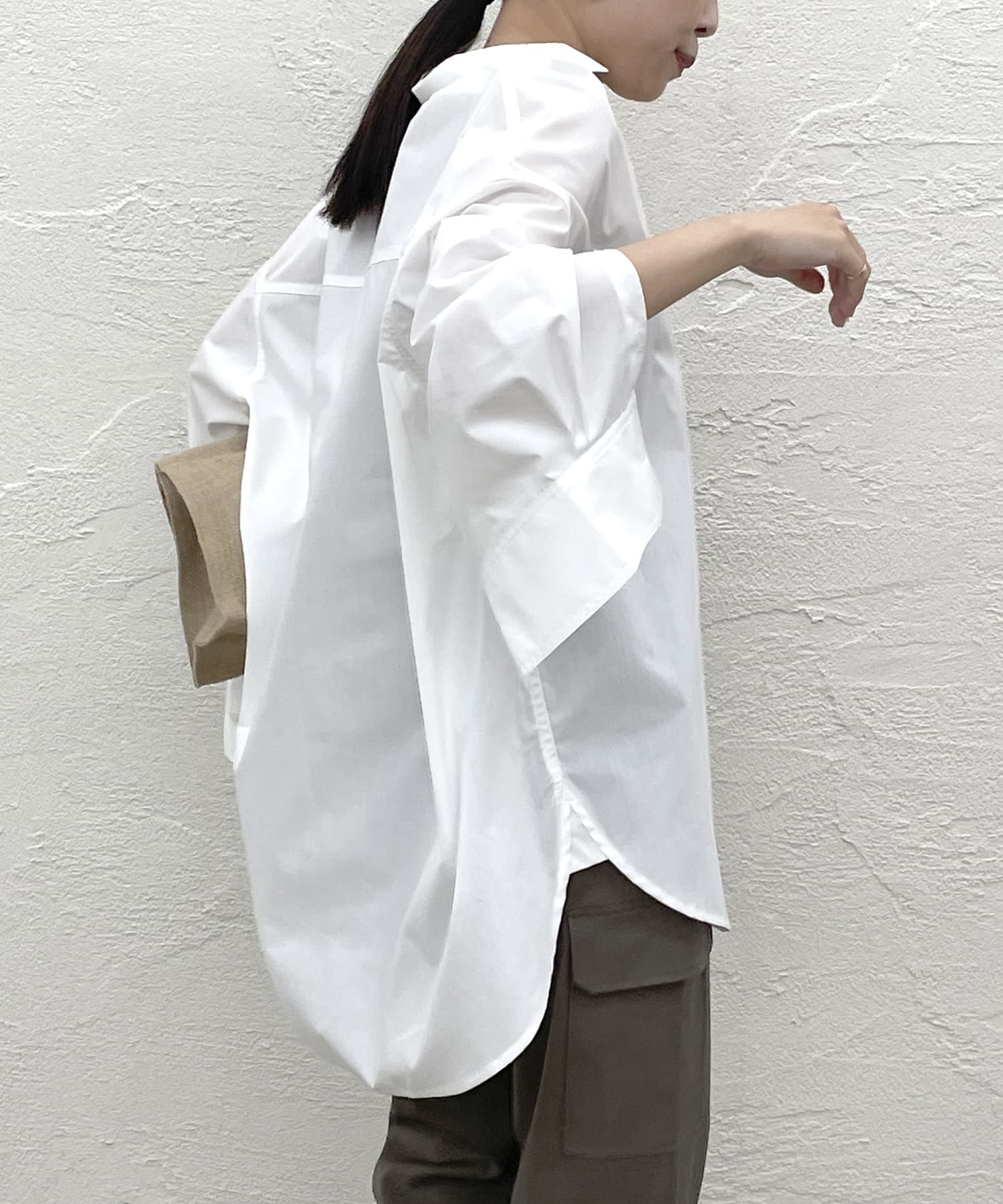 【Loungedress】スリットシャツ　オフホワイト Loungedress】スリットシャツ | OUTLET(アウトレット)レディース | PAL