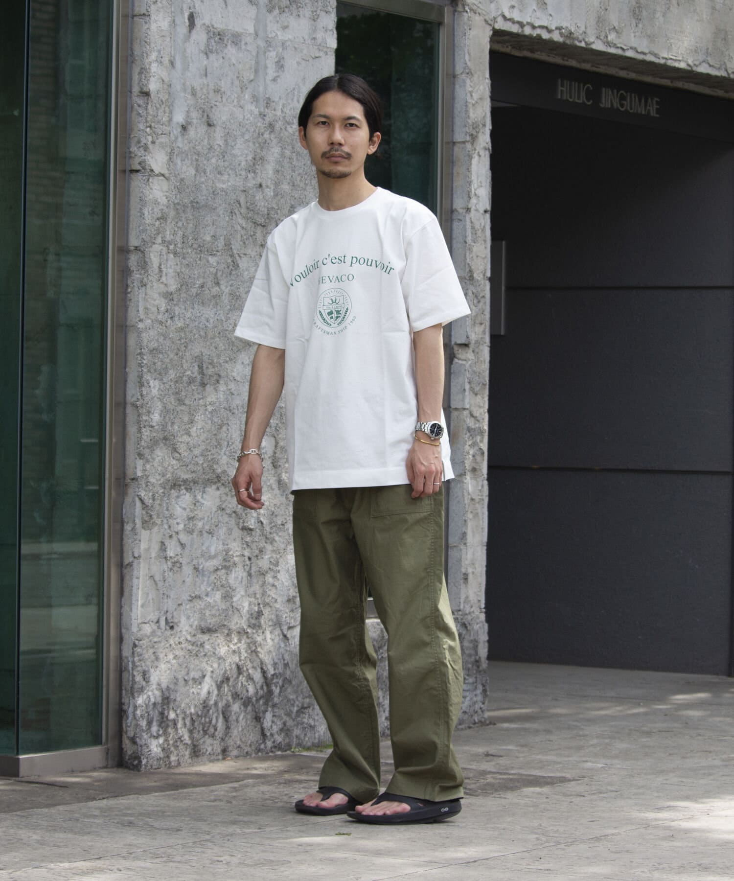 GEVACO】【FG限定】16/-天竺 カレッジプリントTシャツ 半袖 | FREDY 