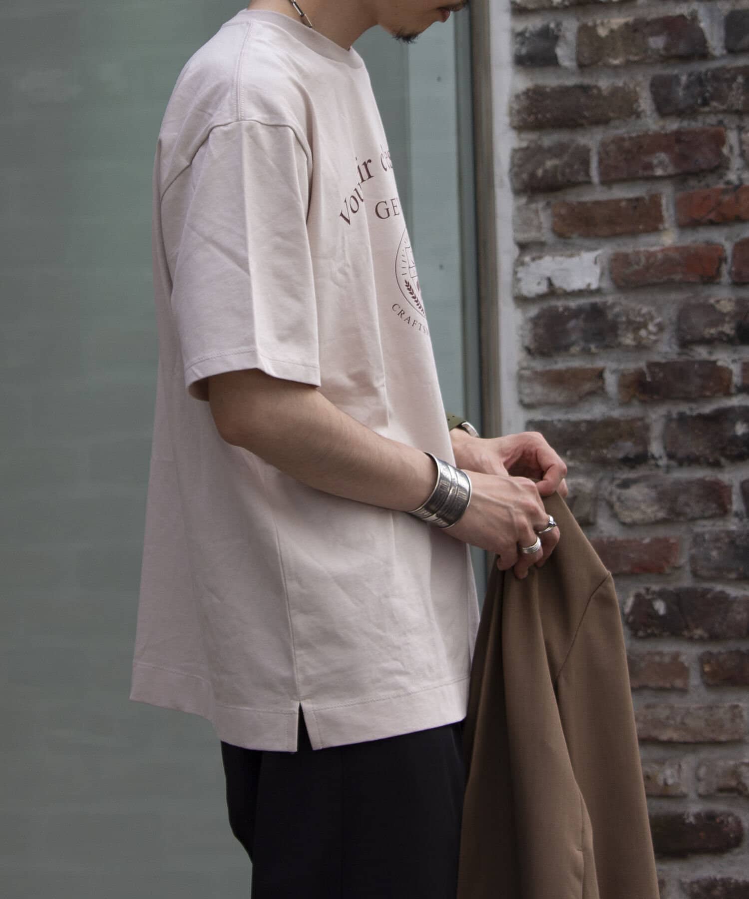 GEVACO】【FG限定】16/-天竺 カレッジプリントTシャツ 半袖 | FREDY 