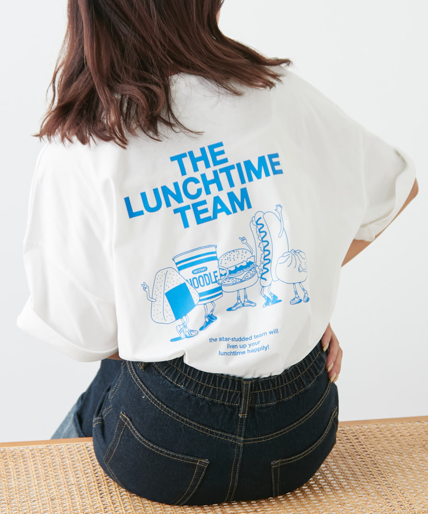 LUNCH TIME SPEAKS ロゴ Tシャツ L HIPHOP ランチタイムスピークス 