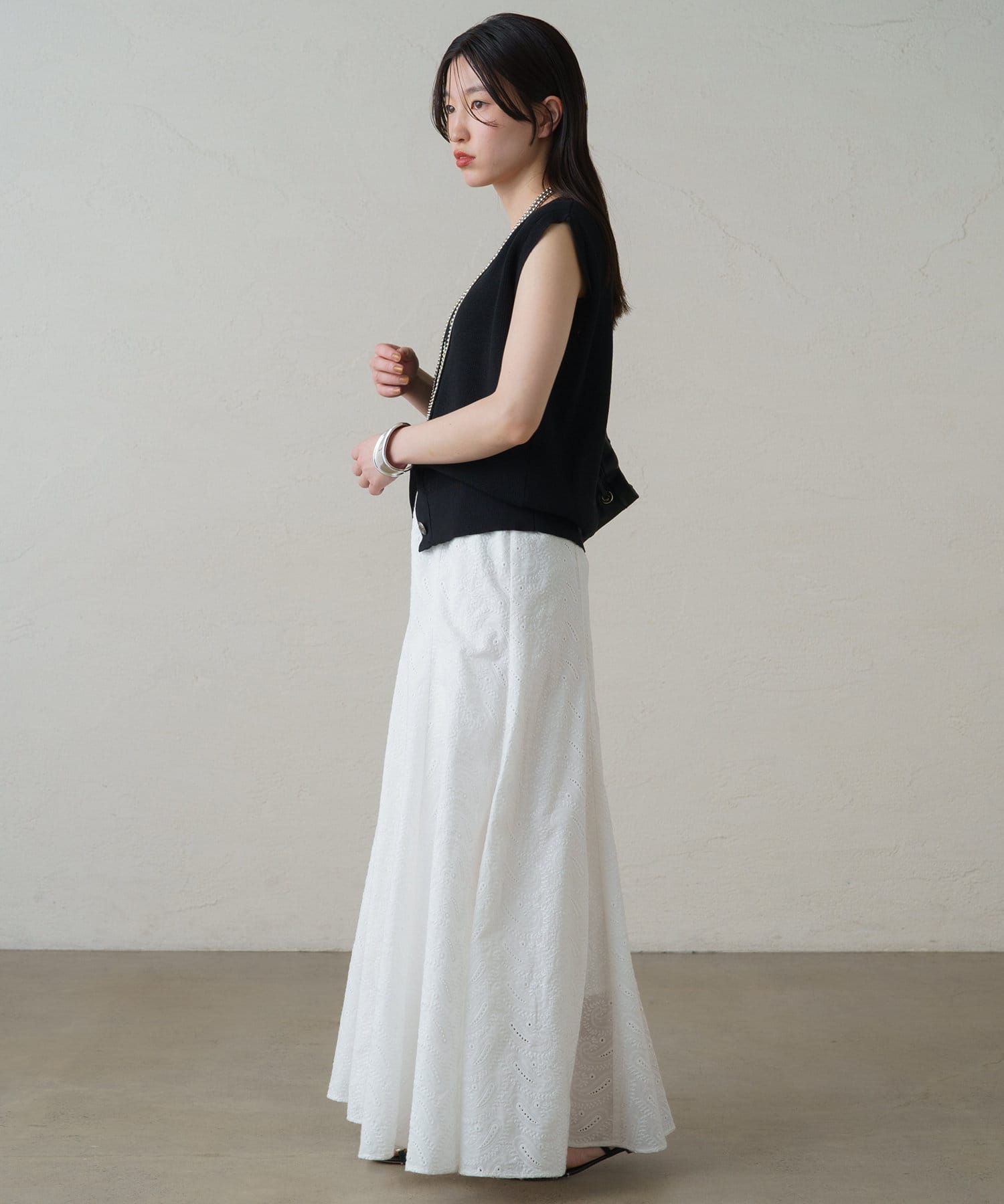 ペイズリーレーススカート | Loungedress(ラウンジドレス)レディース 