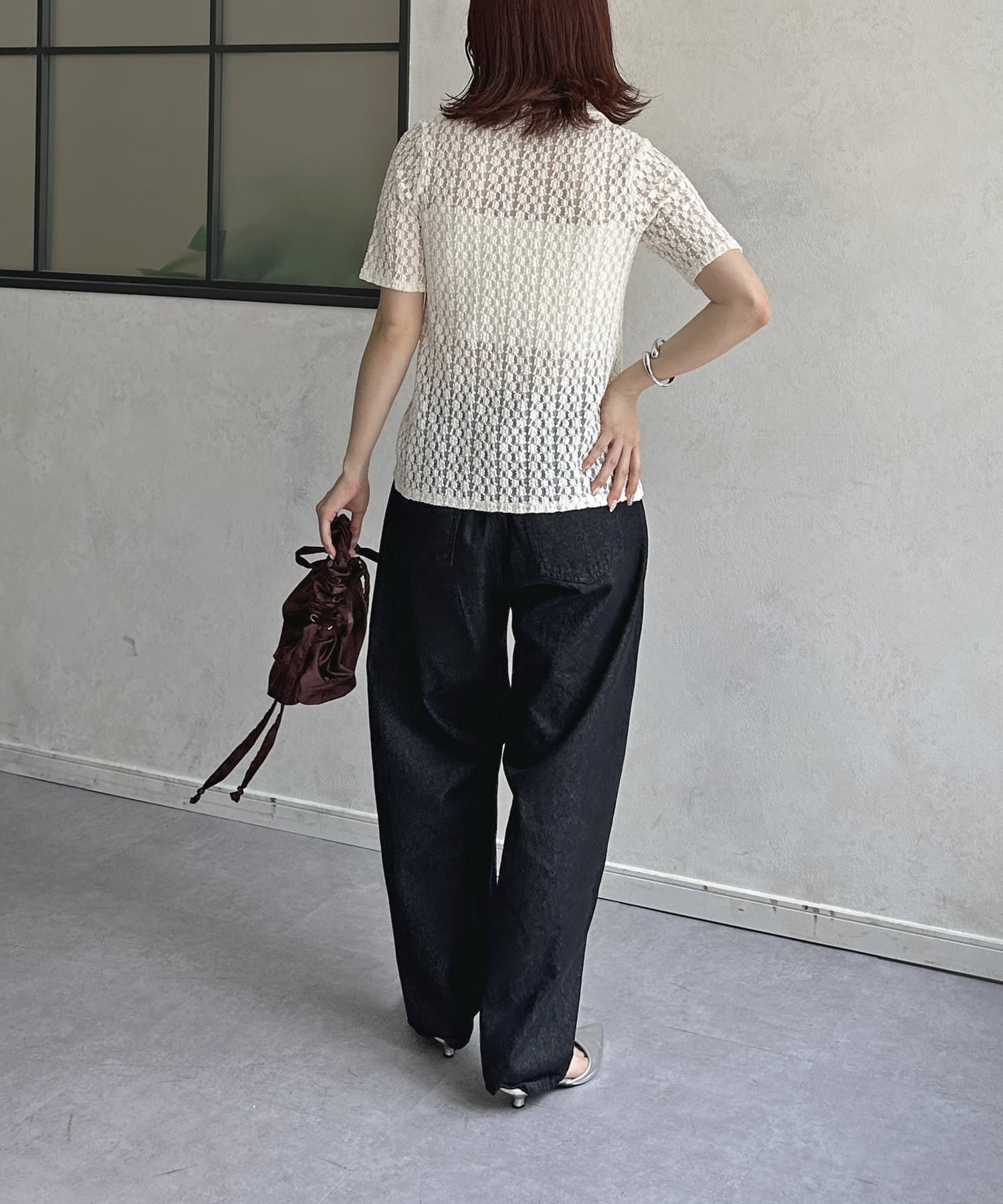 Thevon.(ゼヴォン) 【新色追加】カーブデニムパンツ
