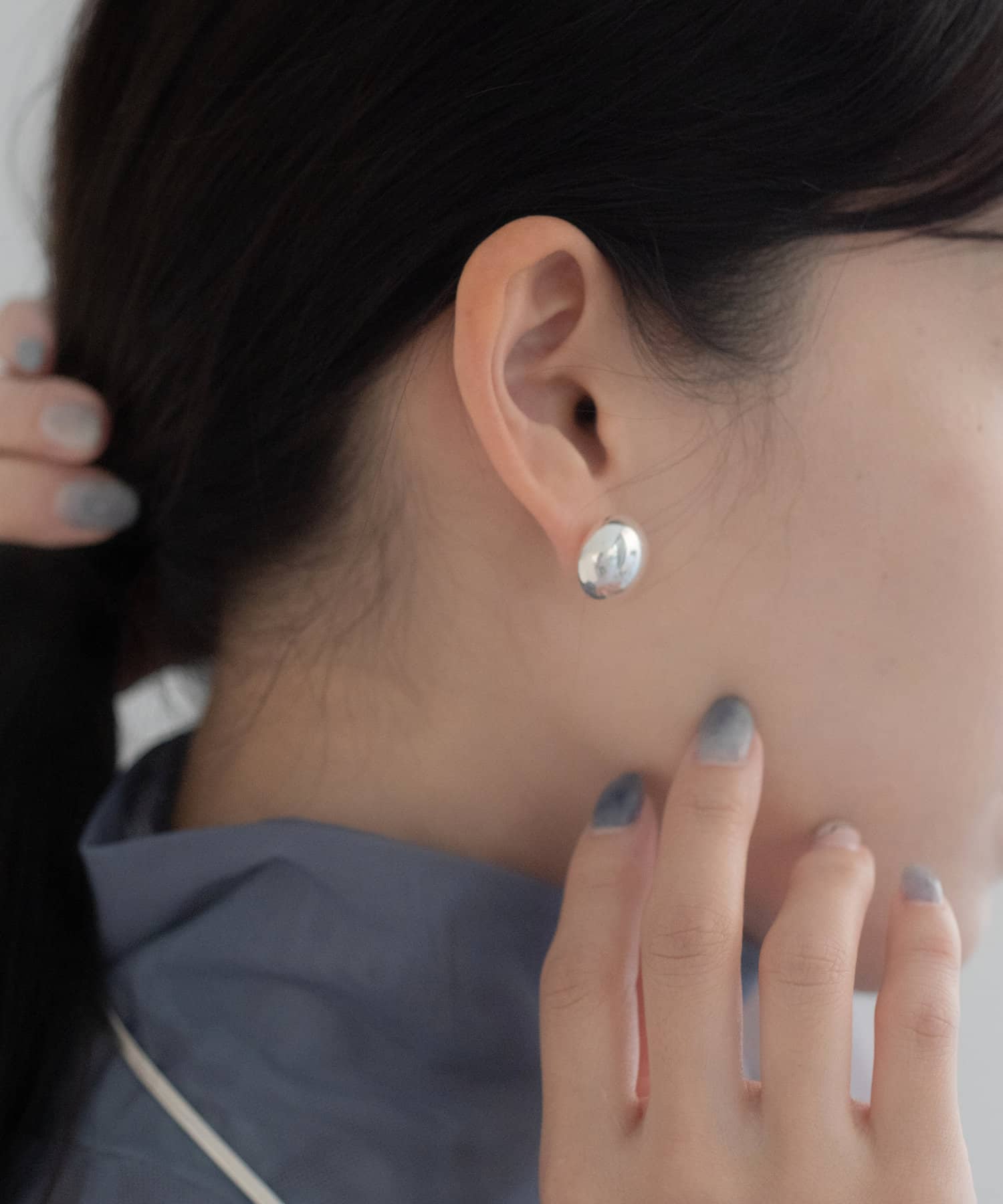 スターリングシルバー》まんまるピアス | ear PAPILLONNER(イア