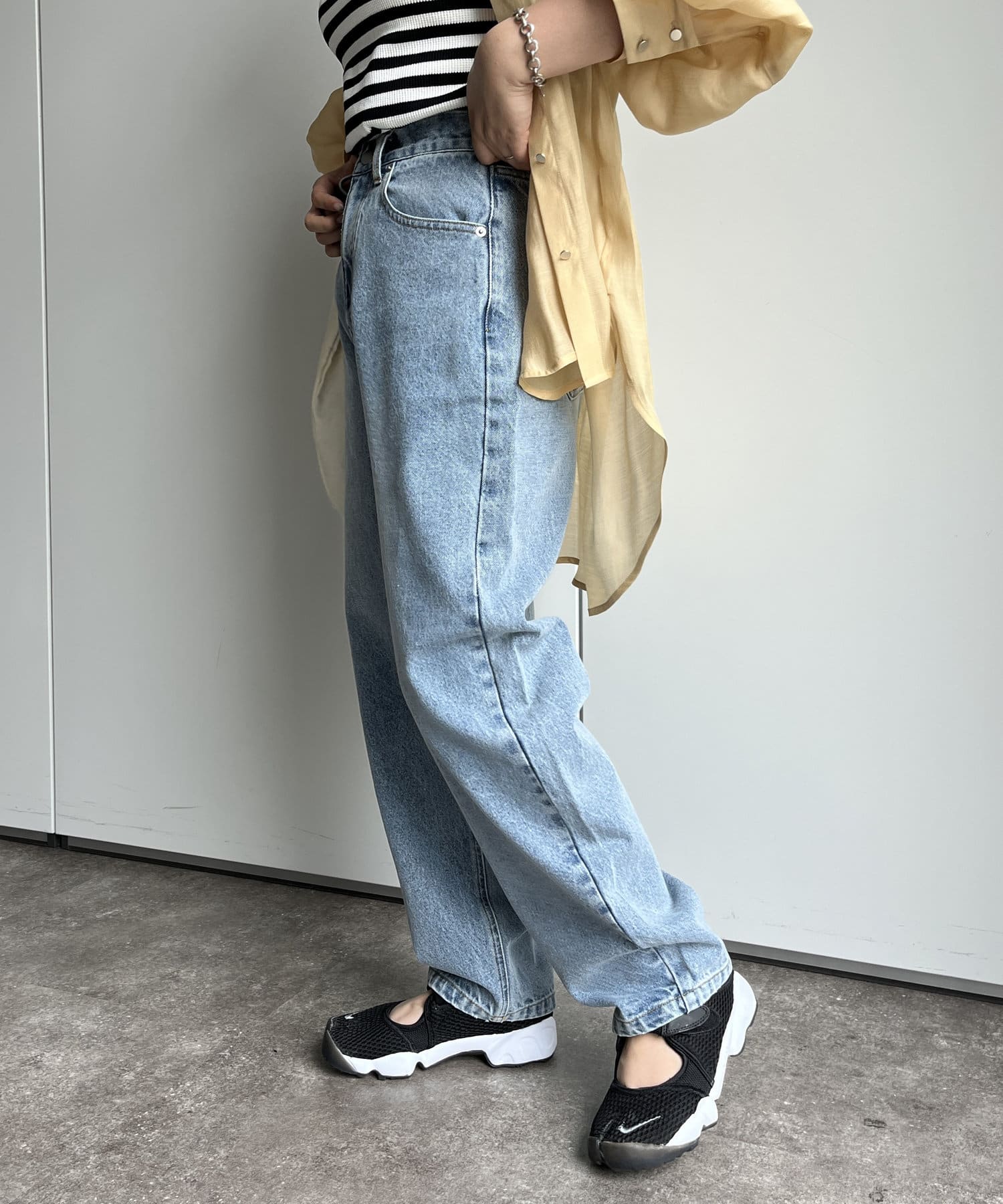 コクーンデニムパンツ | CPCM(シーピーシーエム)レディース