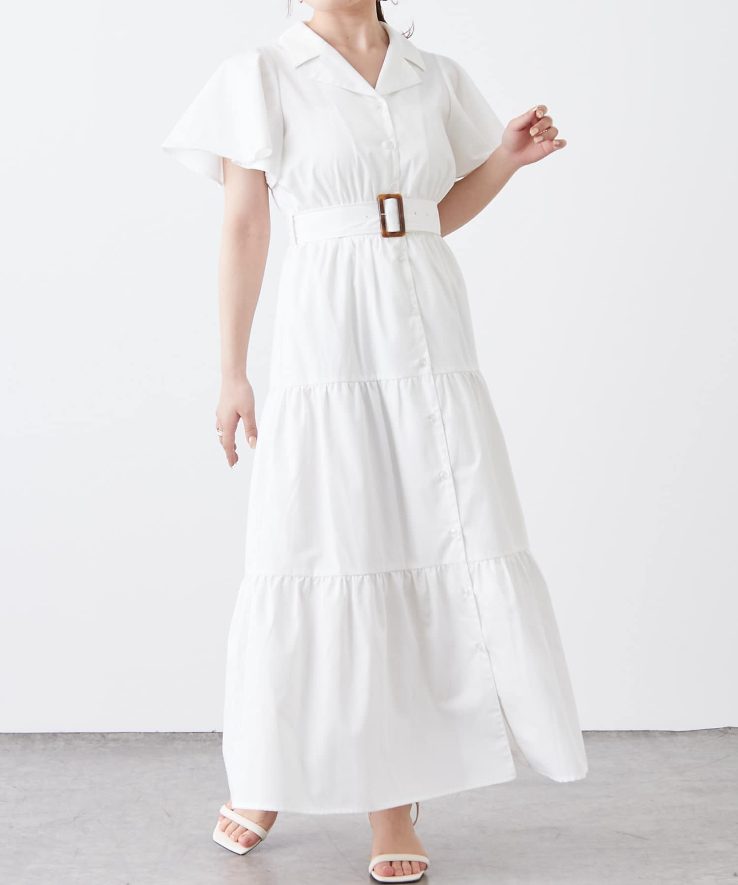 HARUNAプロデュース】デニムティアードワンピース | NICE CLAUP