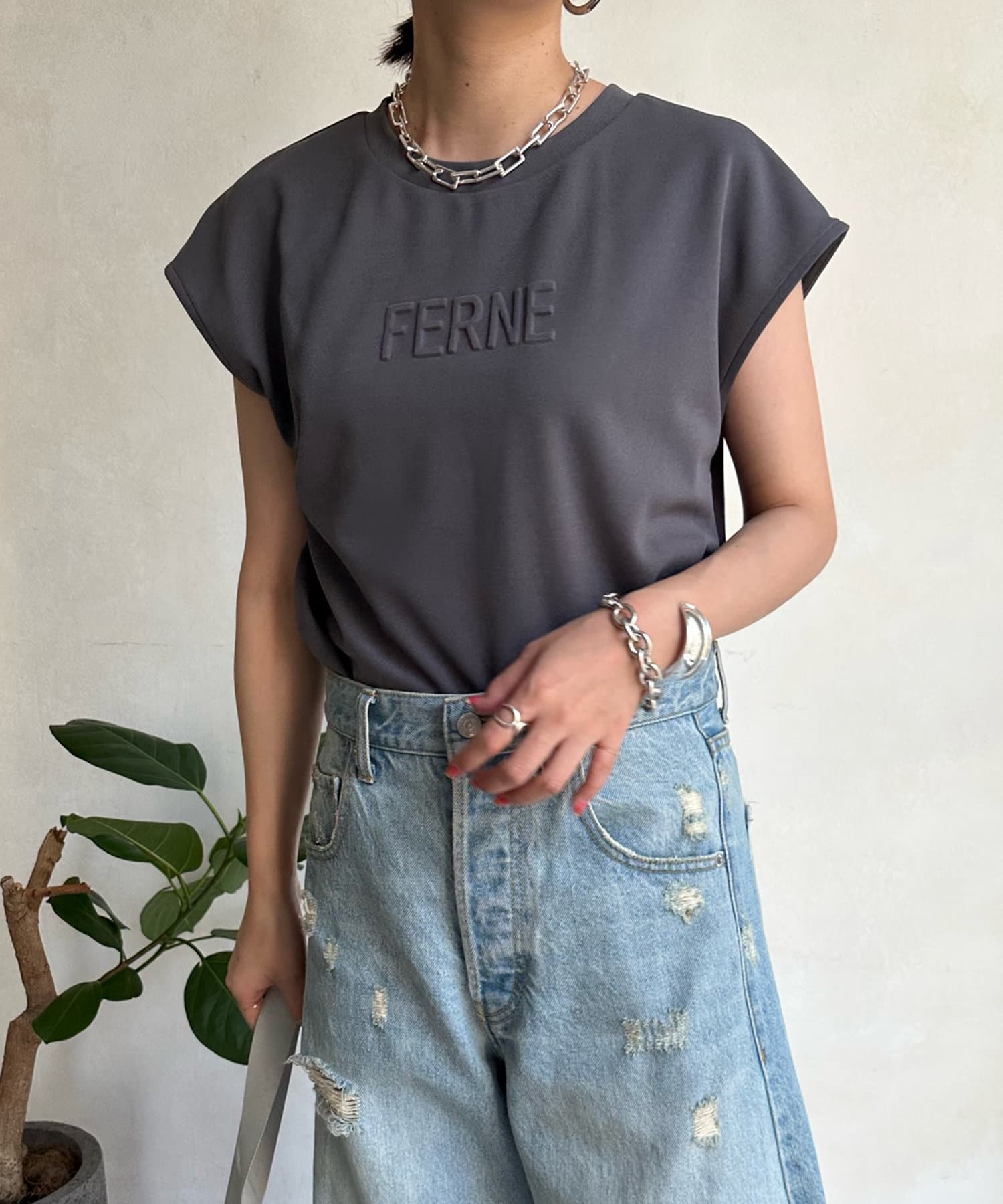 新品未使用　完売品　ジョーゼットロゴTEE WEB限定】ジョーゼットロゴTEE | DOUDOU(ドゥドゥ)レディース