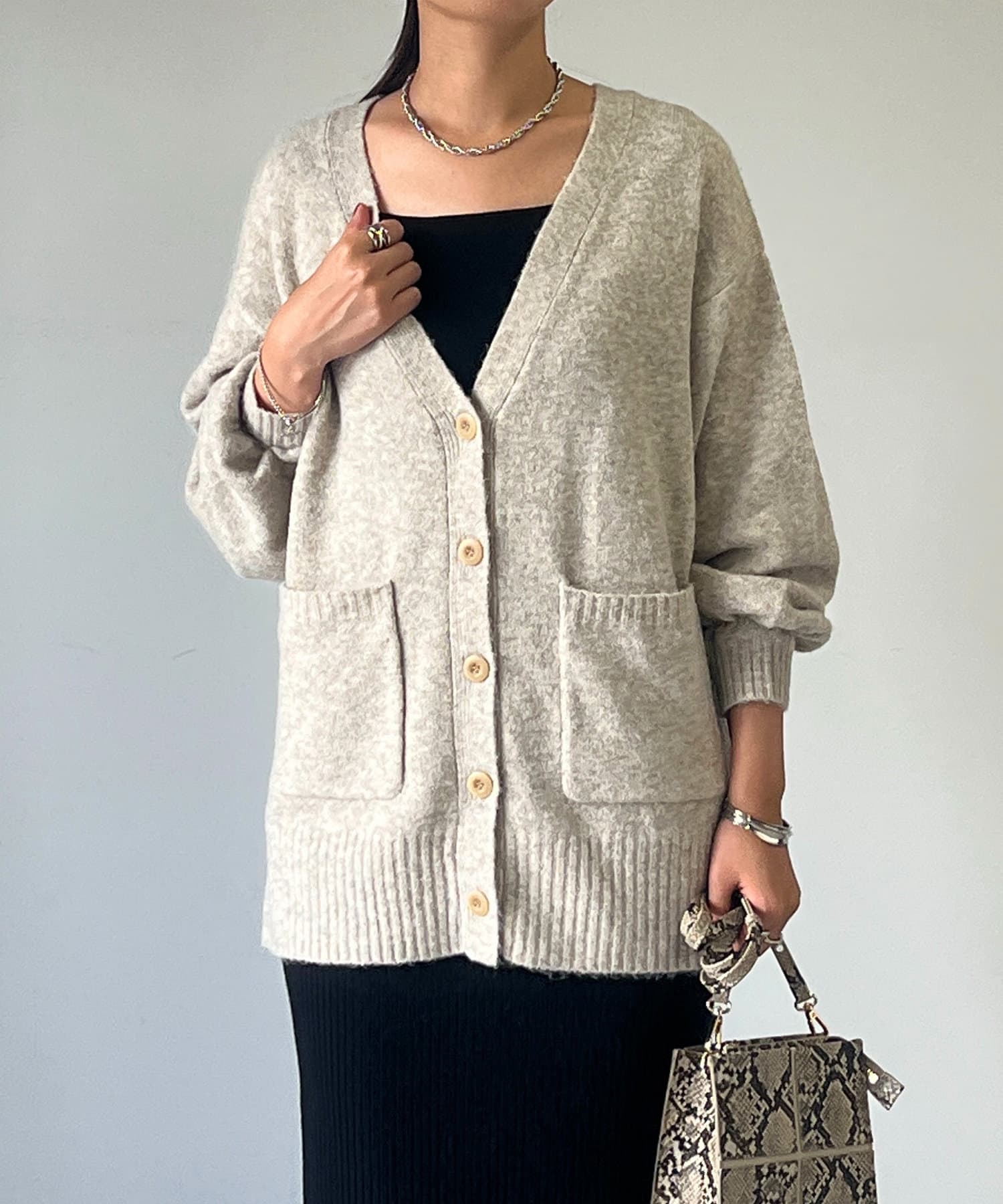 un dix cors(アンディコール) マシュマロタッチカーディガン