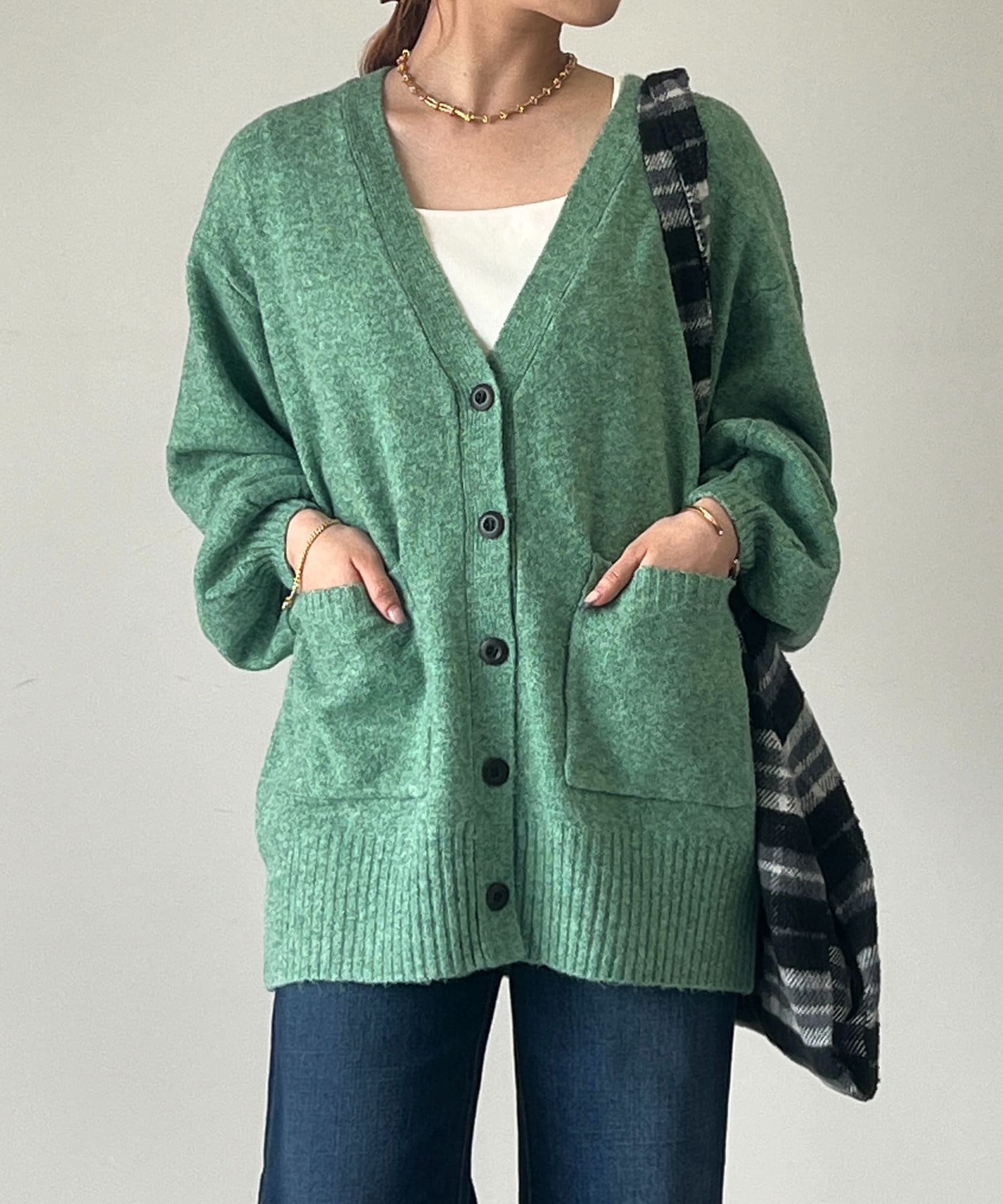 un dix cors(アンディコール) マシュマロタッチカーディガン