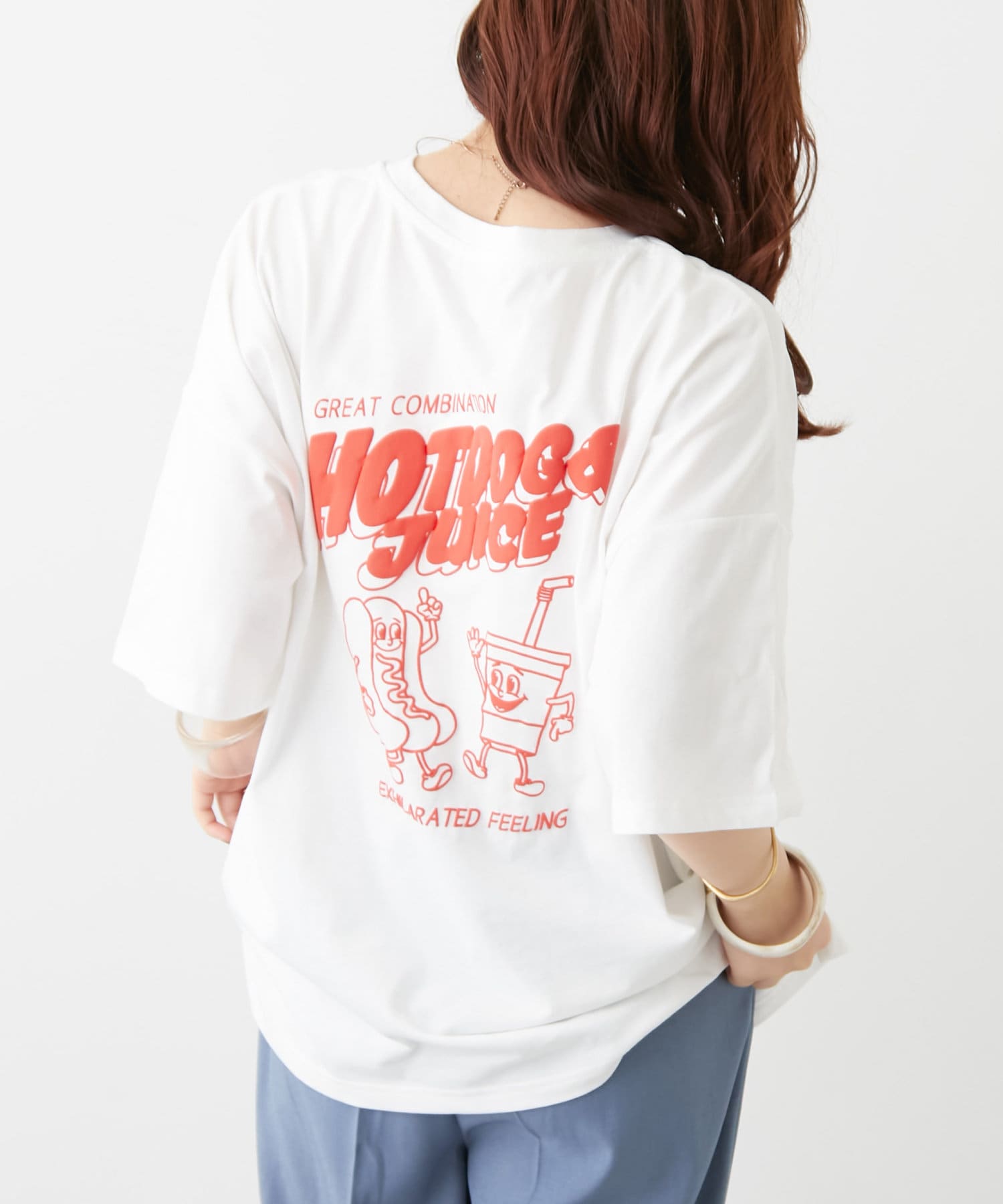 HOTDOG 発泡プリントTシャツ | NICE CLAUP OUTLET(ナイスクラップ