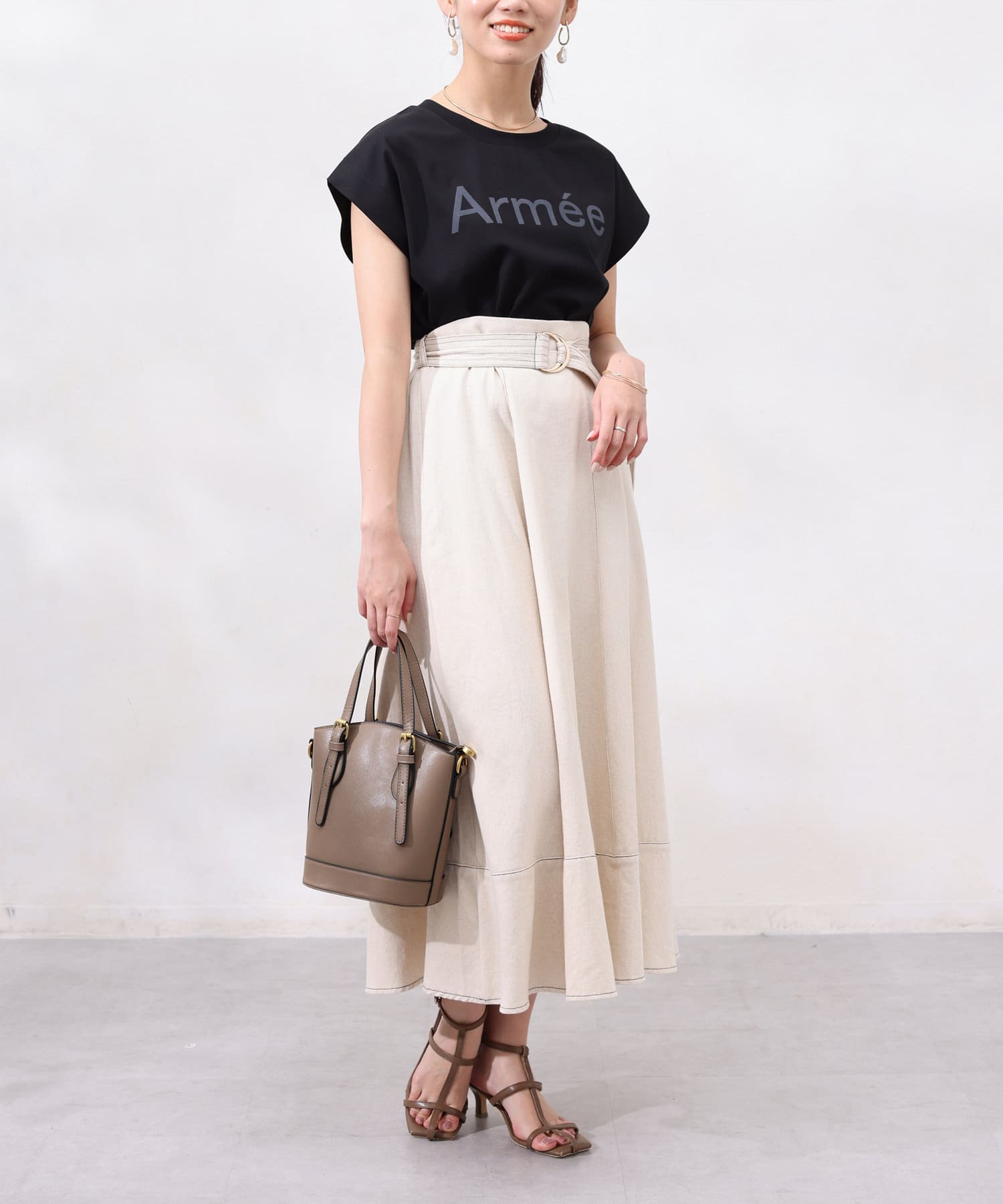 Chez toi(シェトワ) 機能素材ノースリロゴプルオーバー