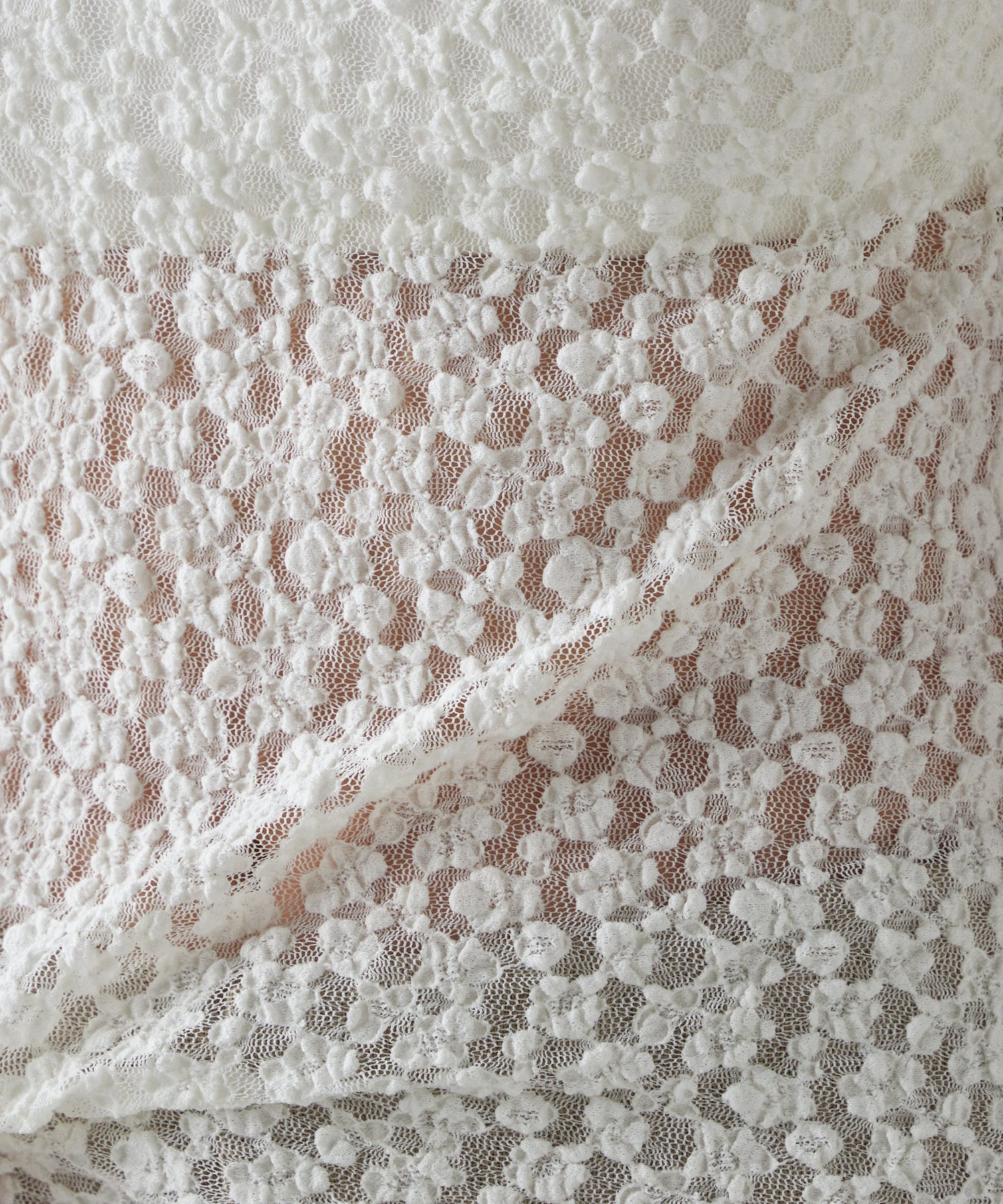 GALLARDAGALANTE(ガリャルダガランテ) 【La nature linge】レースハーフカットソー