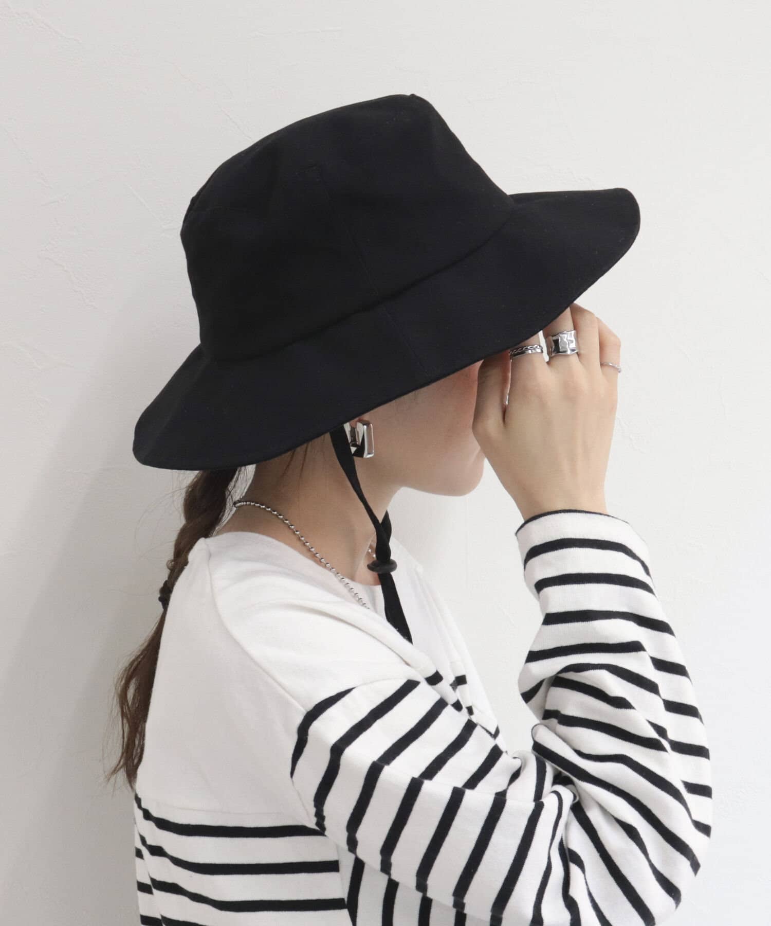 FREDY & GLOSTER(フレディ アンド グロスター) ひも付きUVハット