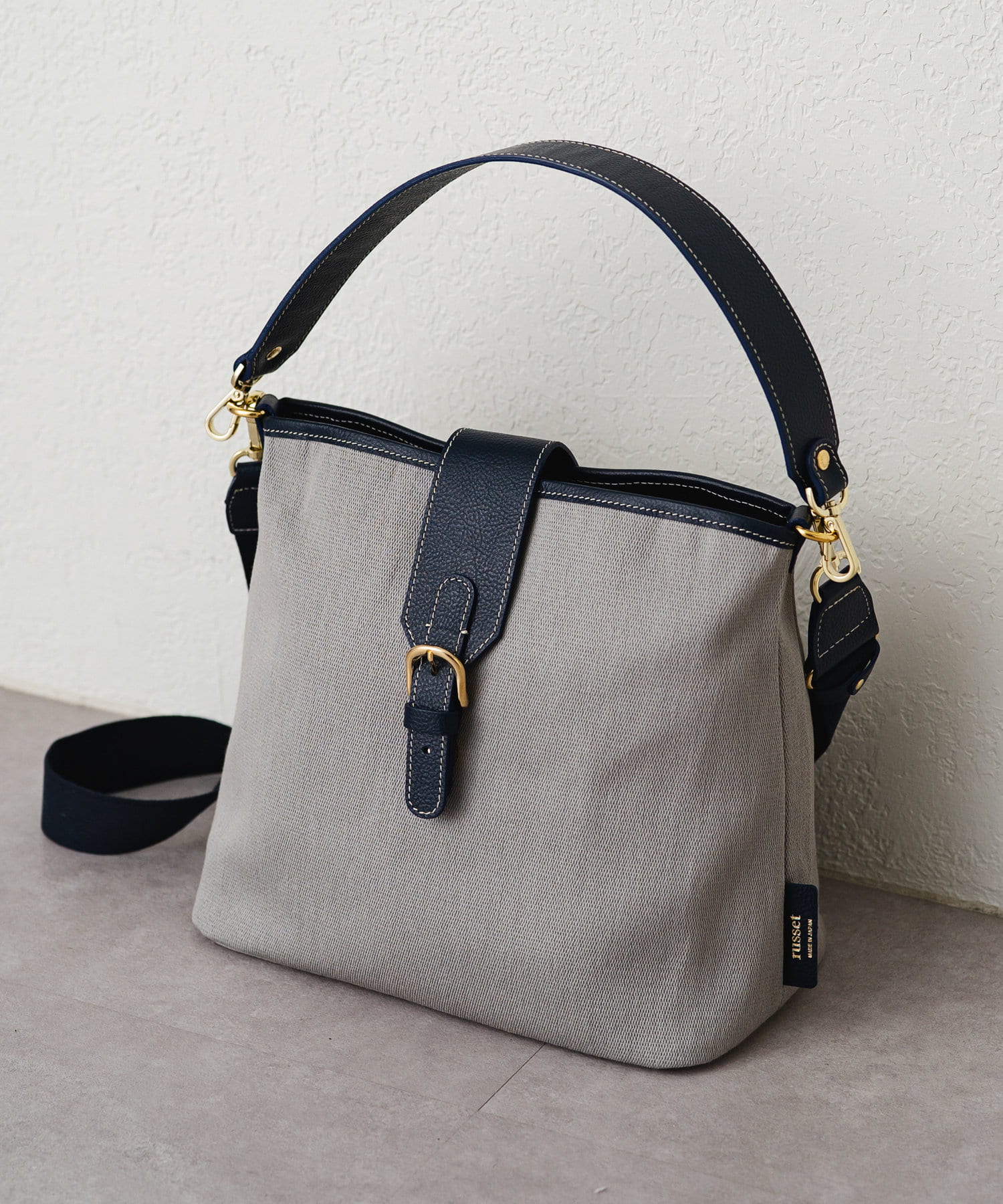 russet ラシット ドビーキャンバス2wayショルダーバッグ russet ラシット ドビーキャンバス2wayショルダーバッグ