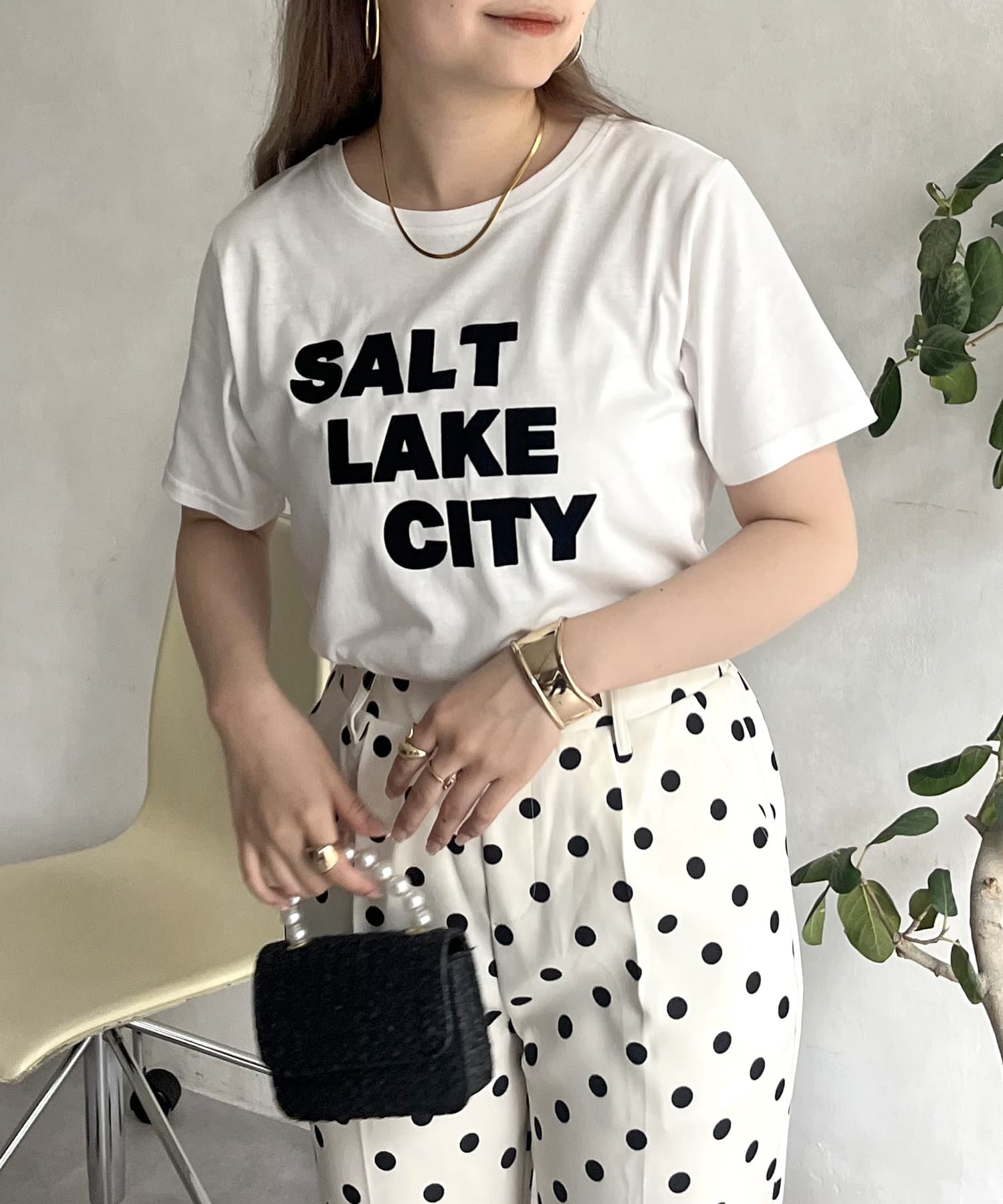 prose verse(プロズヴェール) フロッキーロゴTシャツ