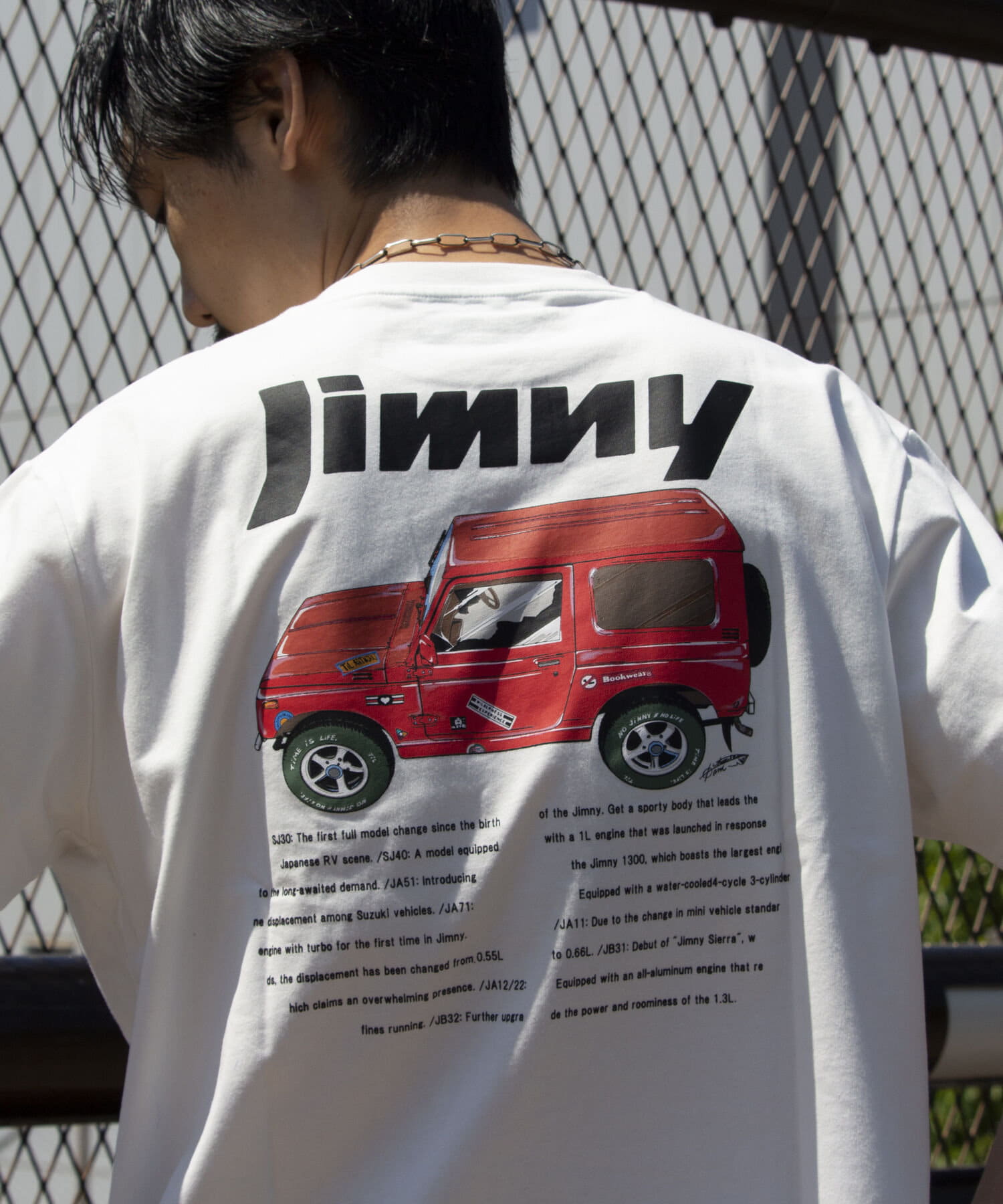 FREDY & GLOSTER(フレディ アンド グロスター) 【WILDERNESS EXPERIENCE×JIMNY】別注バックプリントT