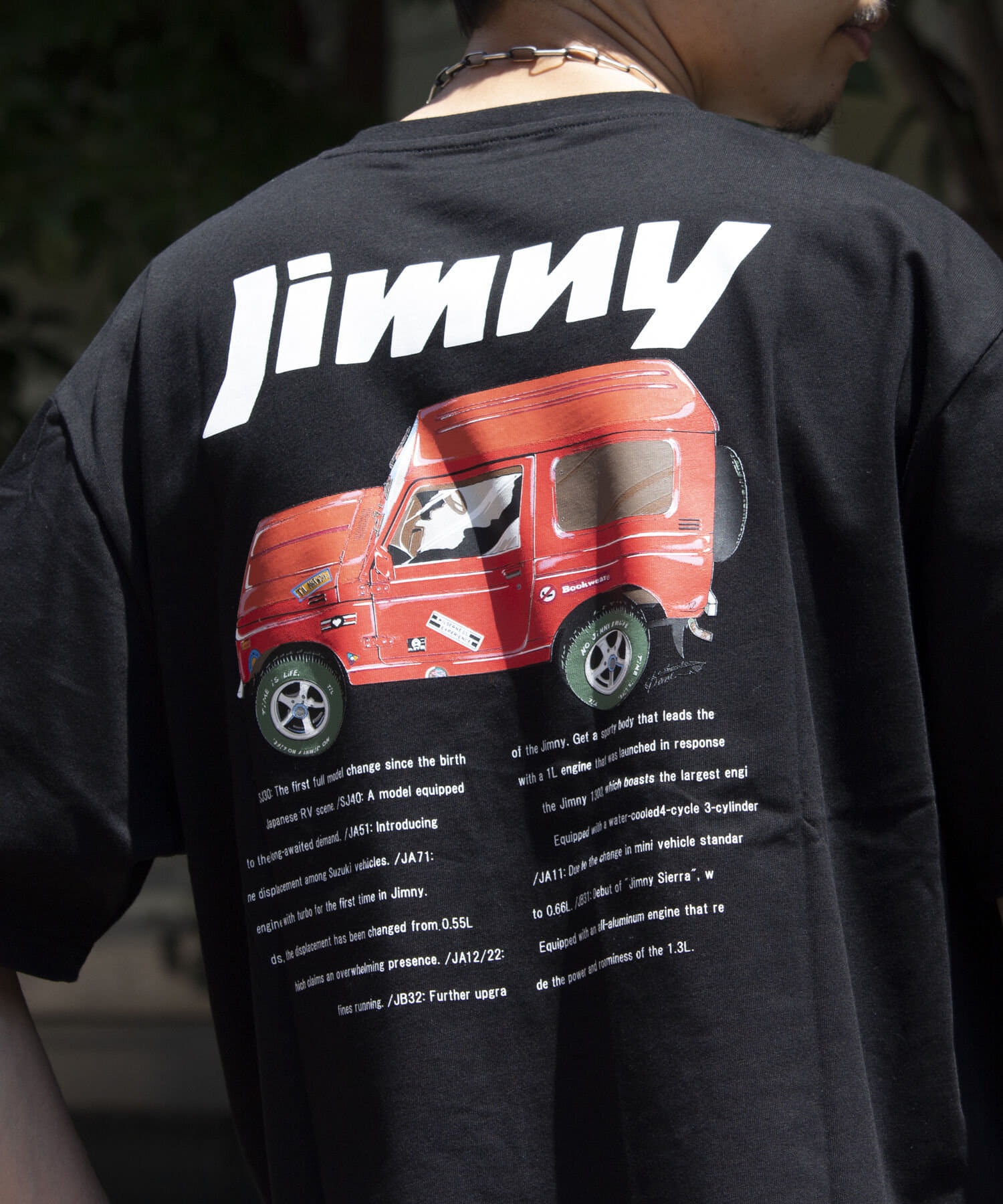 FREDY & GLOSTER(フレディ アンド グロスター) 【WILDERNESS EXPERIENCE×JIMNY】別注バックプリントT