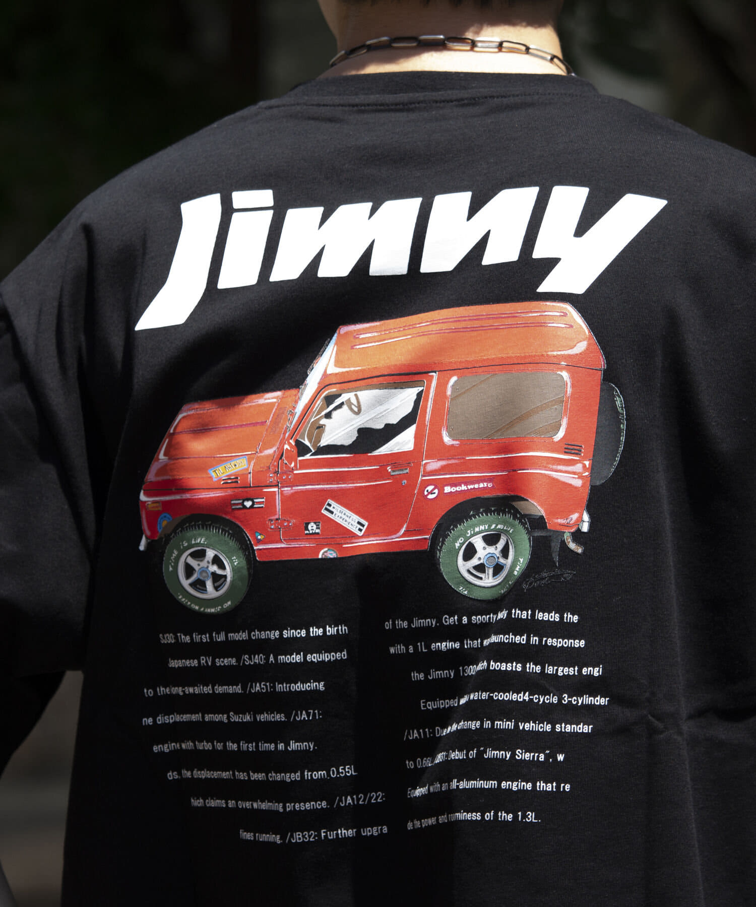 FREDY & GLOSTER(フレディ アンド グロスター) 【WILDERNESS EXPERIENCE×JIMNY】別注バックプリントT