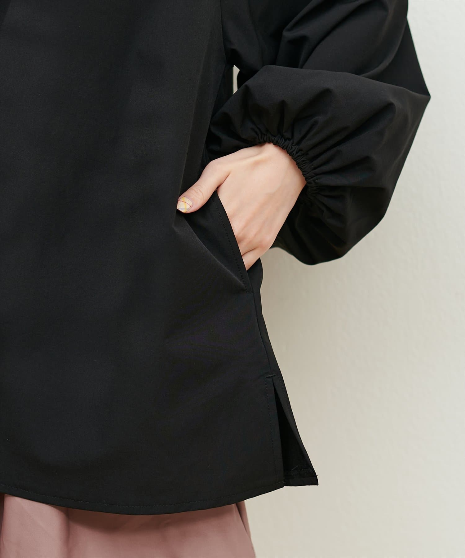 natural couture(ナチュラルクチュール) フード付きラッシュガードシャツ