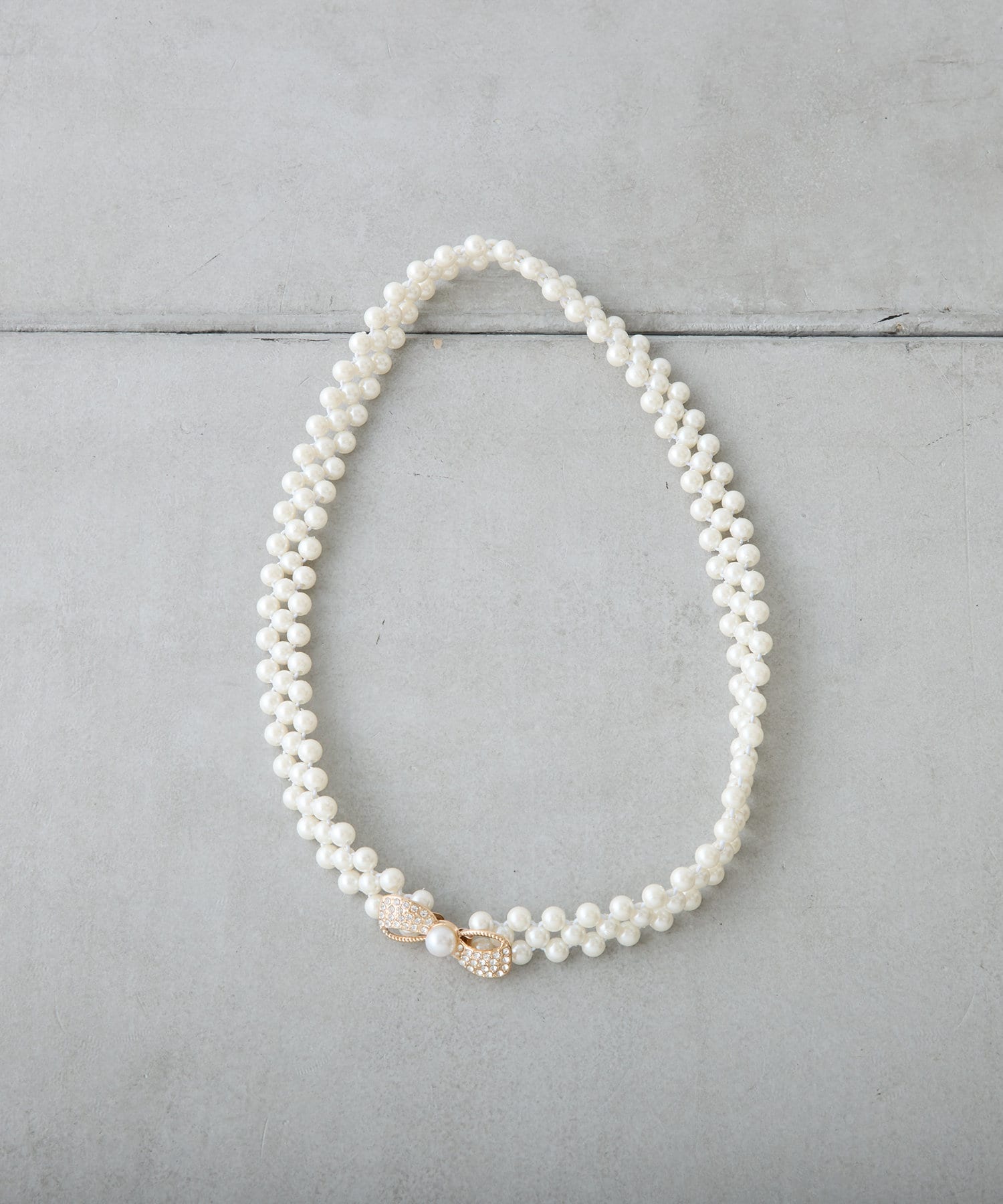 NICE CLAUP / OLIVE des OLIVE OUTLET(ナイスクラップ  / オリーブ デ オリーブ アウトレット) パールモチーフベルト