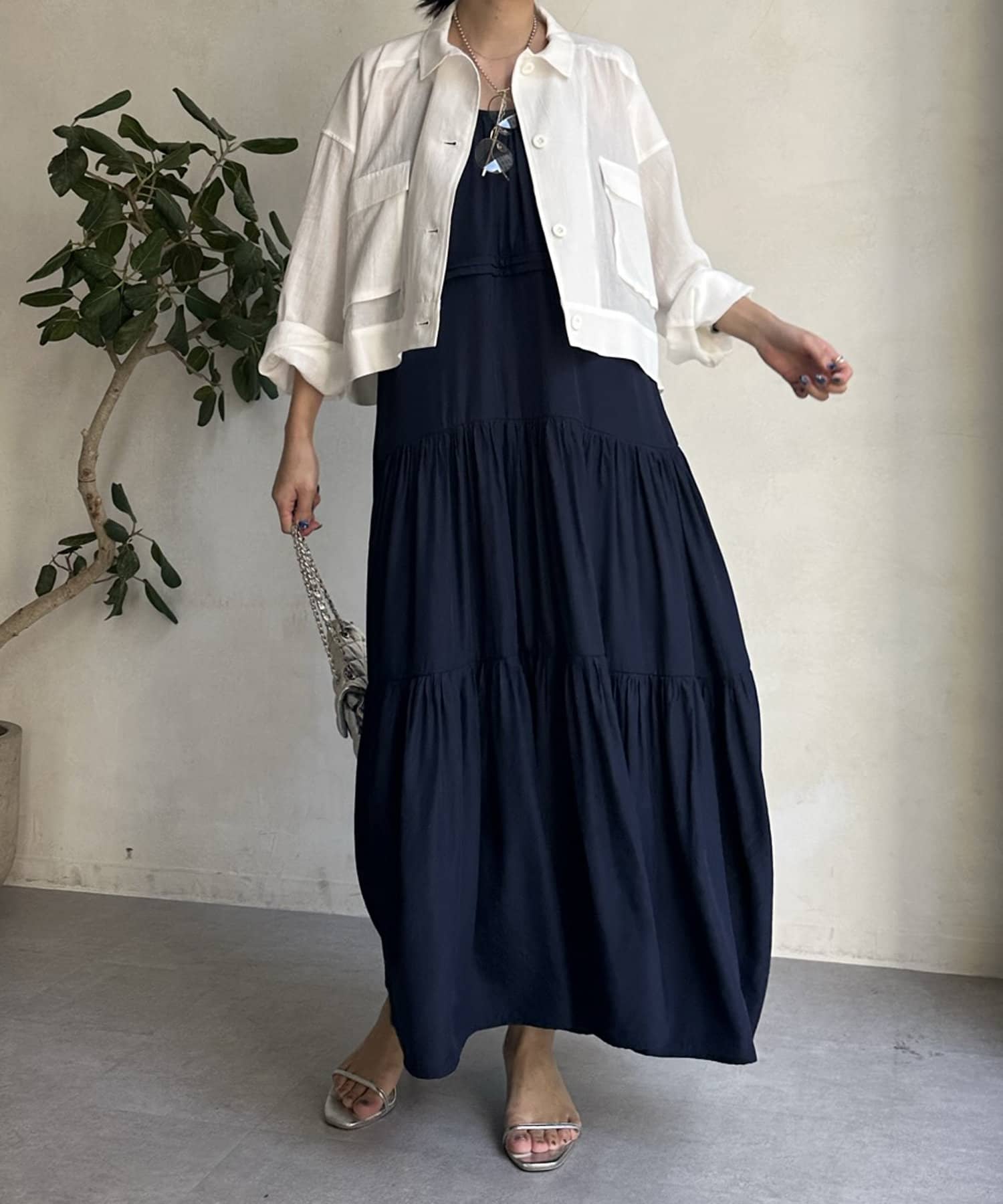 WEB限定】 コットンリネンシャツジャケット | DOUDOU(ドゥドゥ