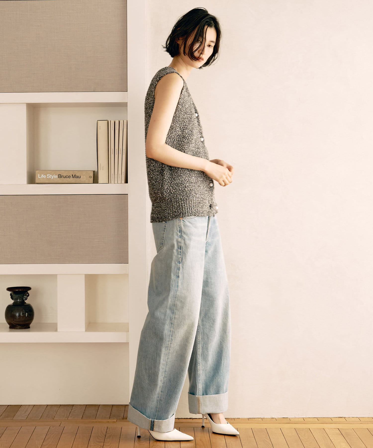 ロングシーズン活躍！》パールニットベスト | GALLARDAGALANTE