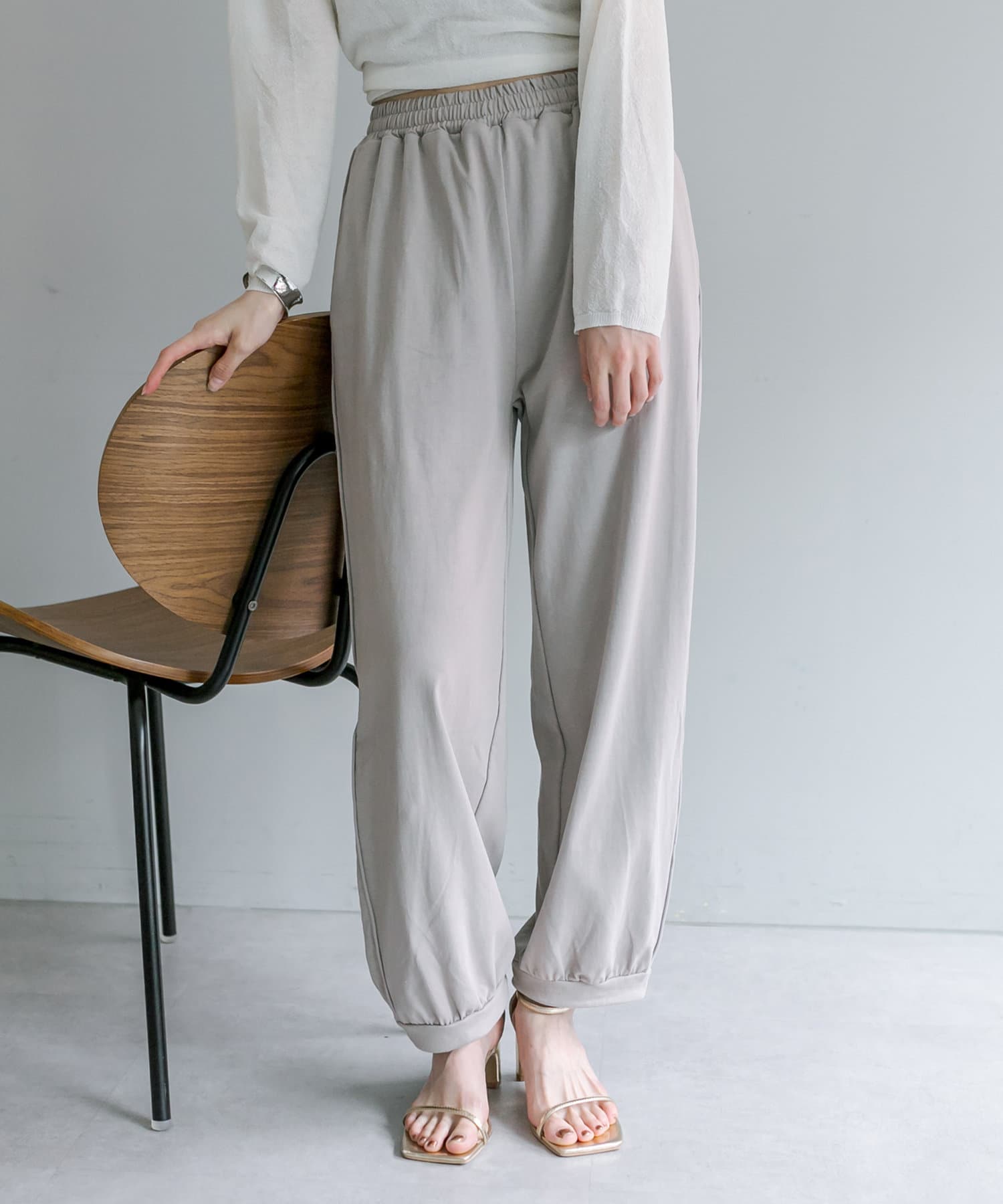 OUTLET(アウトレット) 【mystic】イージースポーティパンツ