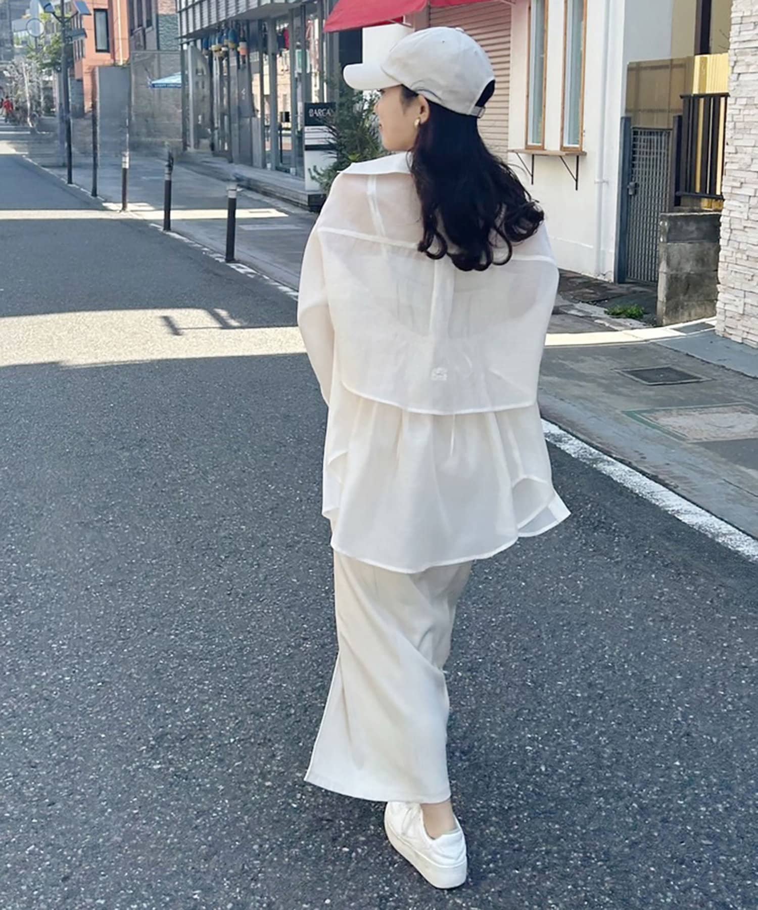 one after another】シアーシャツ2023 | NICE CLAUP / OLIVE des