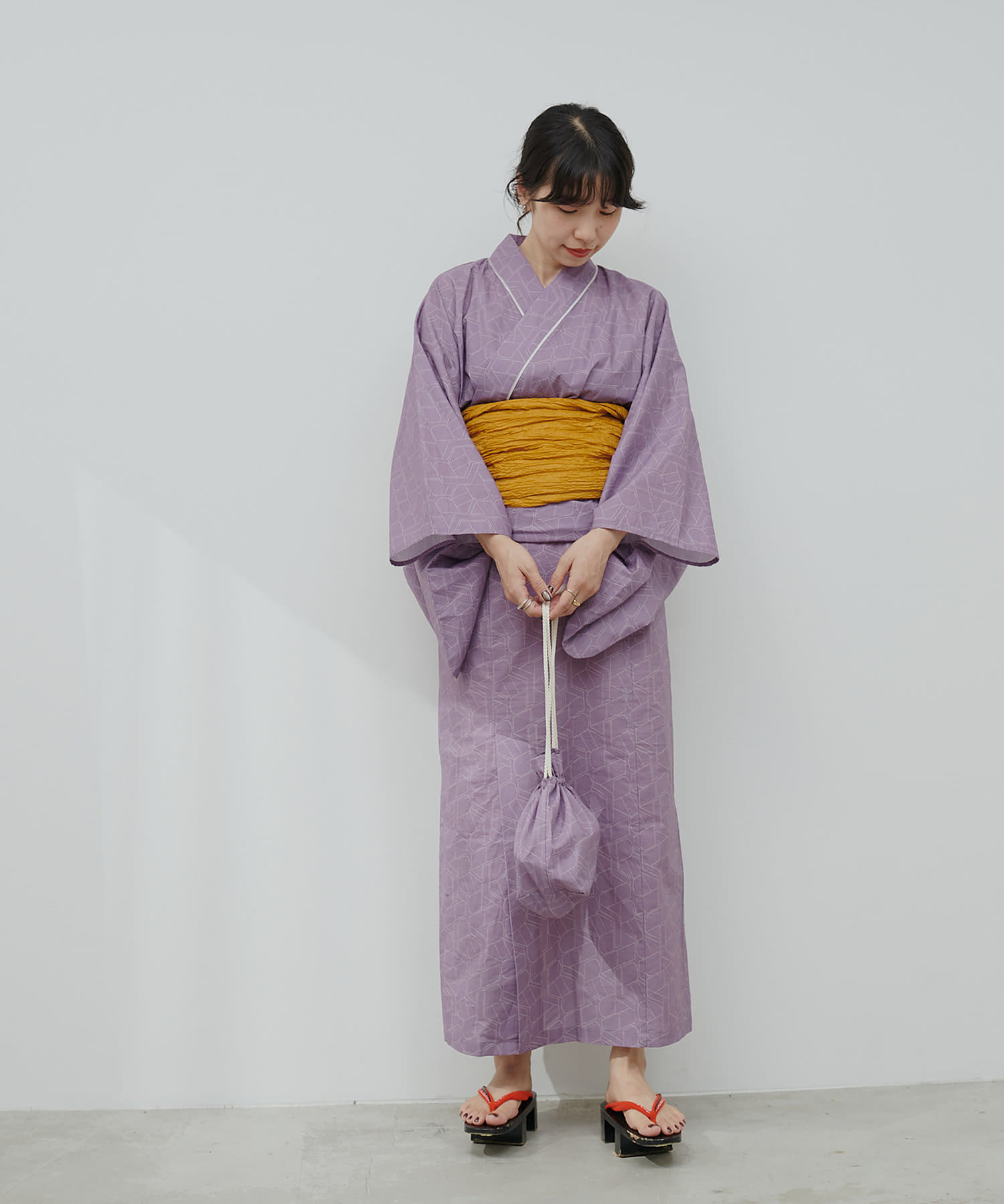 natural couture(ナチュラルクチュール) 【LARUTA】オリジナル2WAY浴衣ワンピース