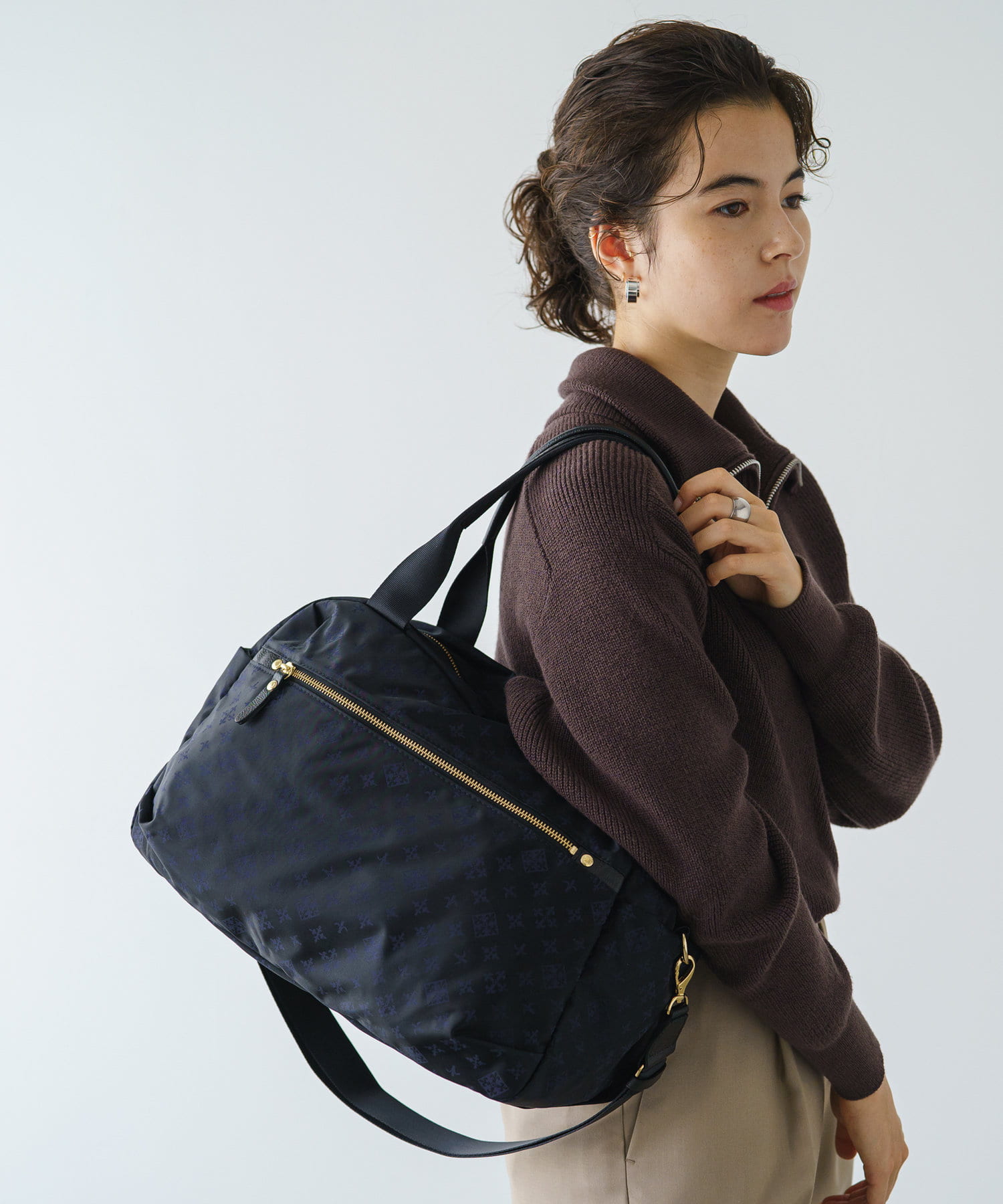 russet for traveller ショルダーボストンバッグ ラシット