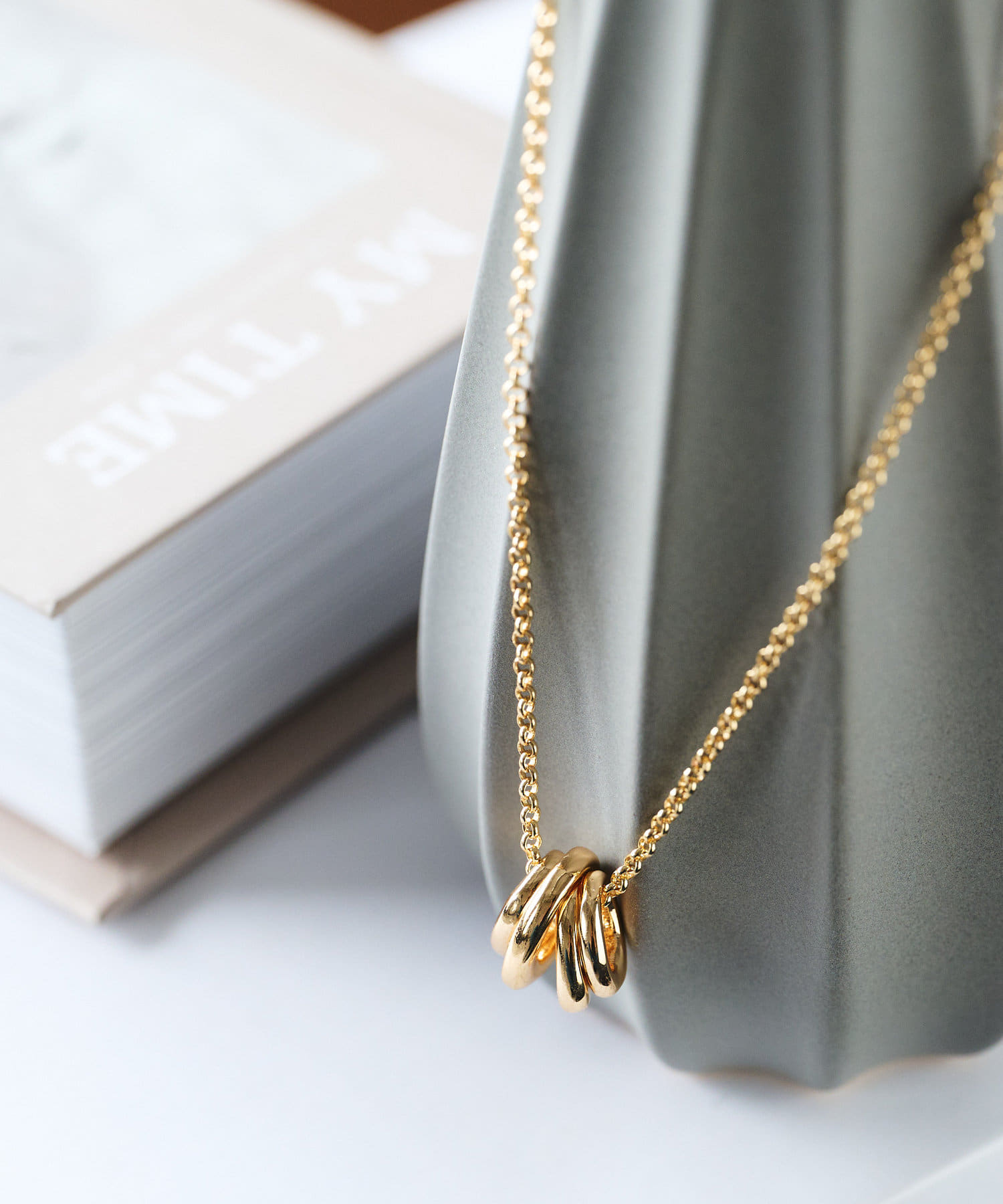 un dix cors(アンディコール) GOLDY/カルテットリングネックレス