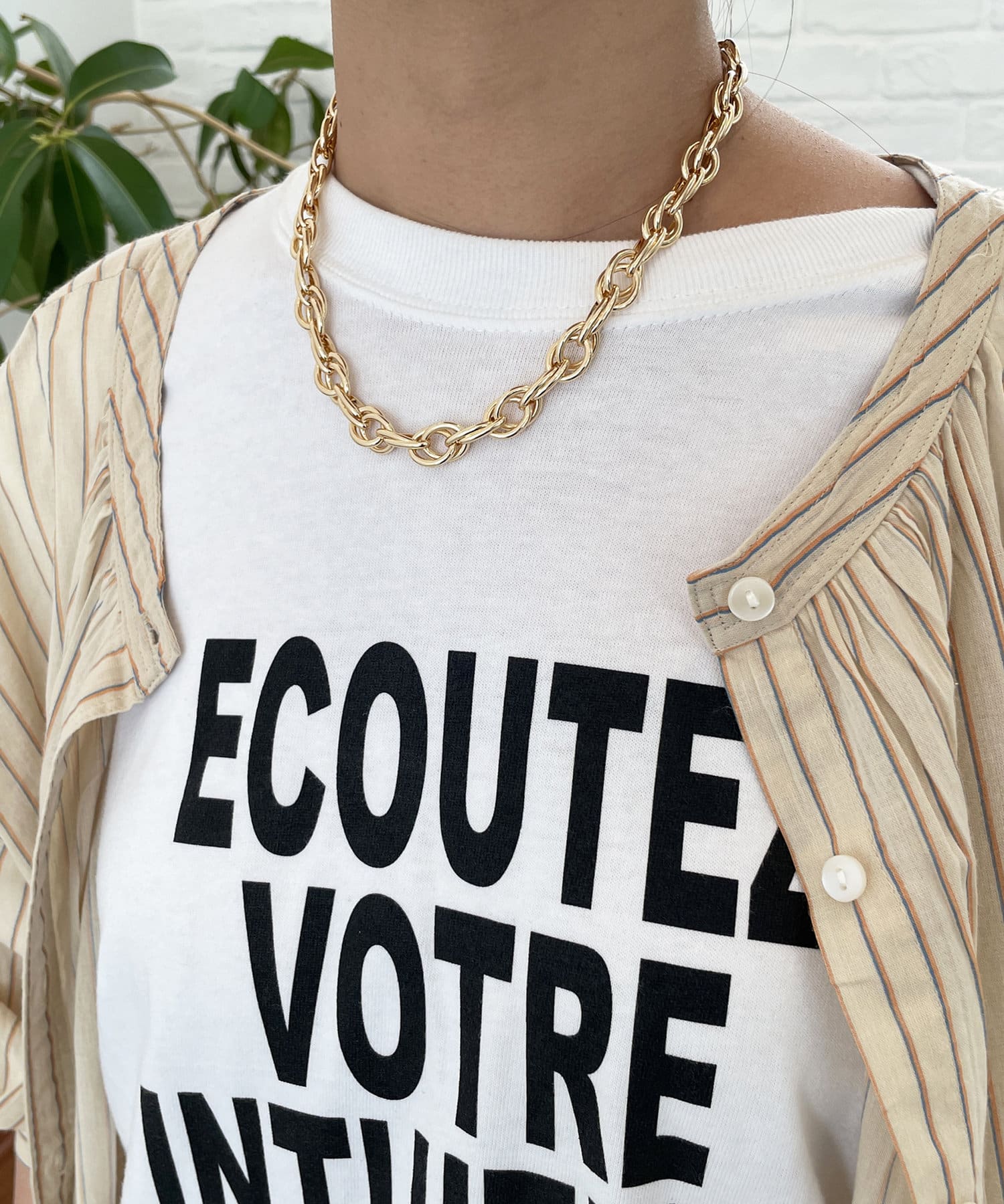 un dix cors(アンディコール) GOLDY/チェーンネックレス