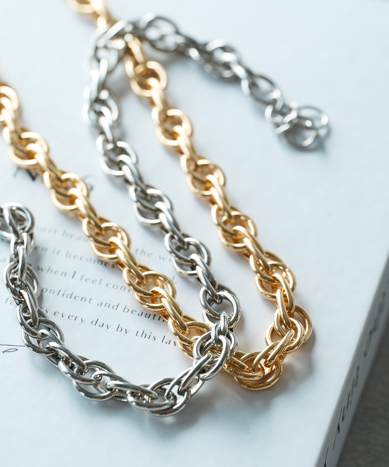 un dix cors(アンディコール) GOLDY/チェーンネックレス