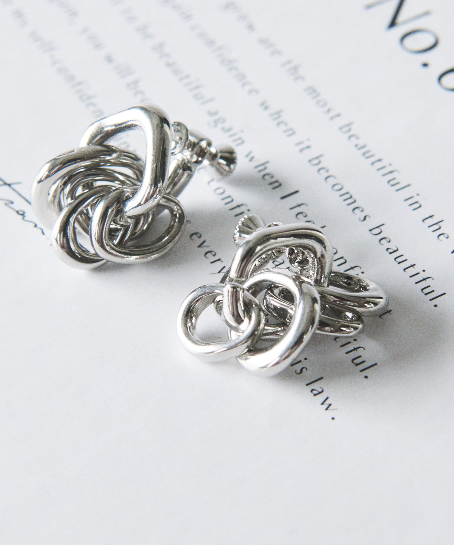 un dix cors(アンディコール) GOLDY/カルテットリングイヤリング