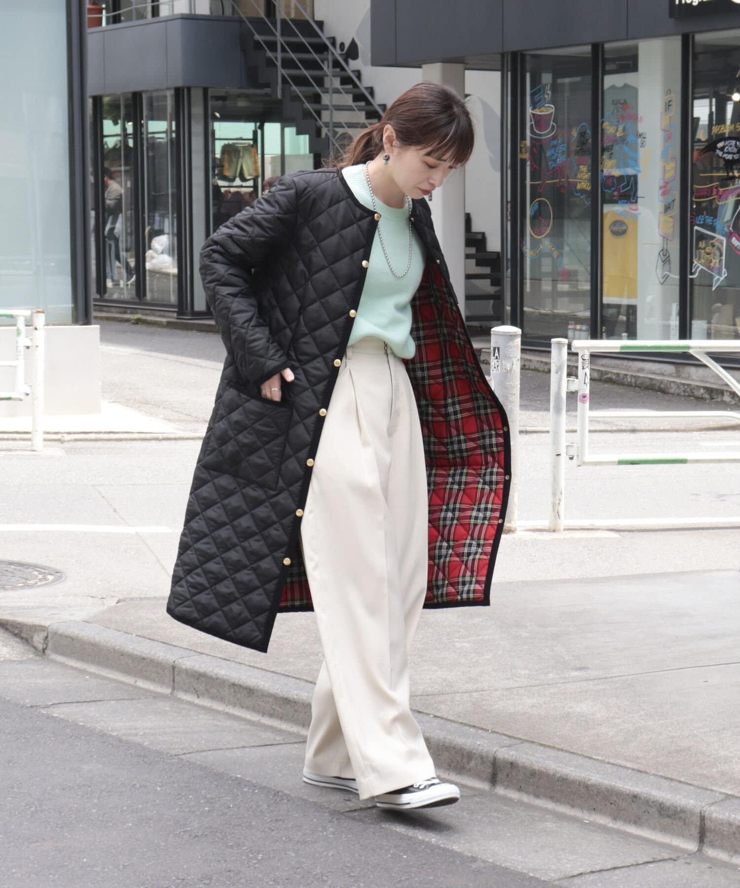 別注】TraditionalWeatherwearARKLEYロング裏チェック | FREDY u0026 GLOSTER(フレディ アンド  グロスター)レディース | PAL CLOSET(パルクローゼット) - パルグループ公式ファッション通販サイト