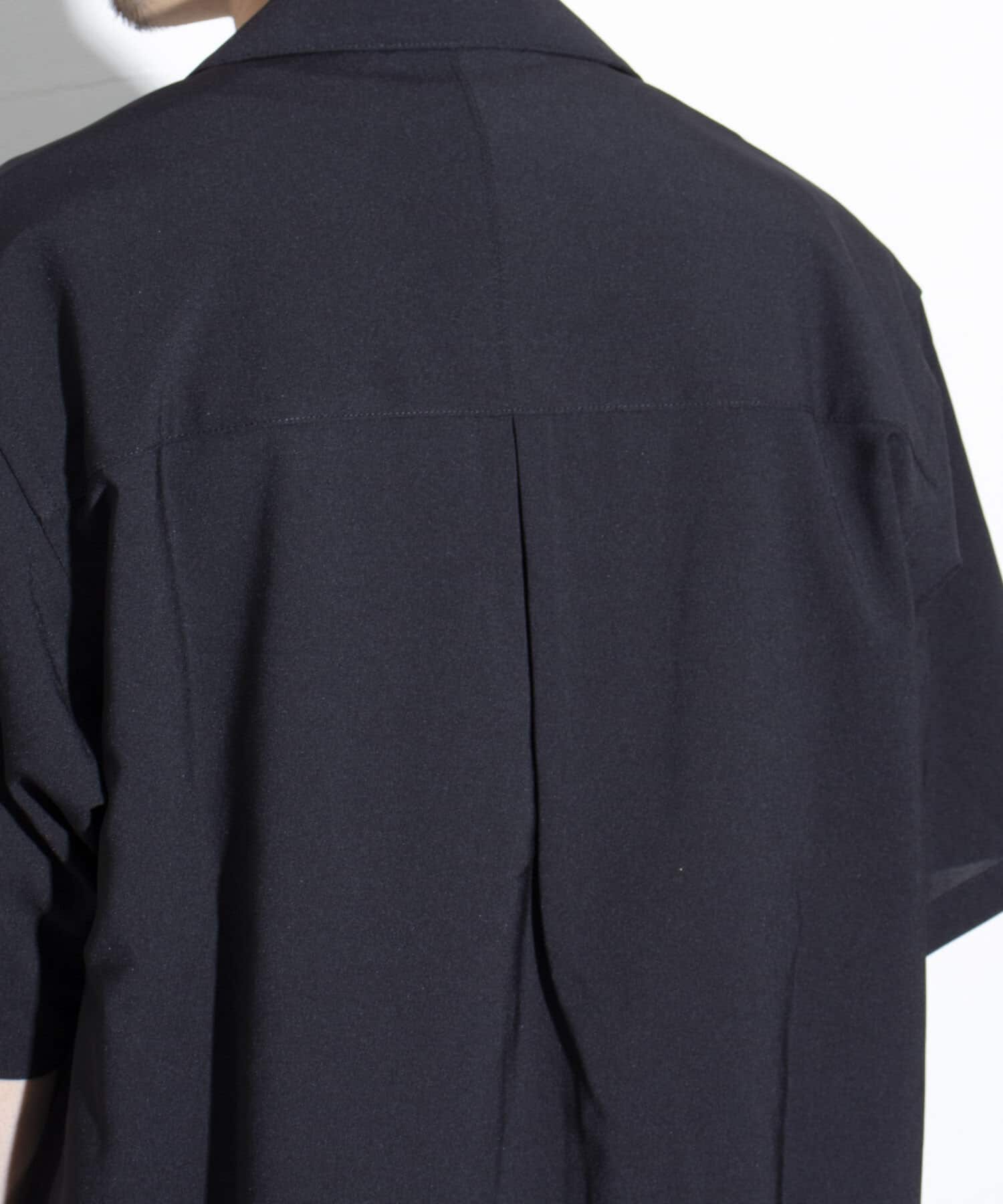 FREDY & GLOSTER(フレディ アンド グロスター) 【GLOSTER】COOLMAX 半袖オープンカラーシャツ 防シワ