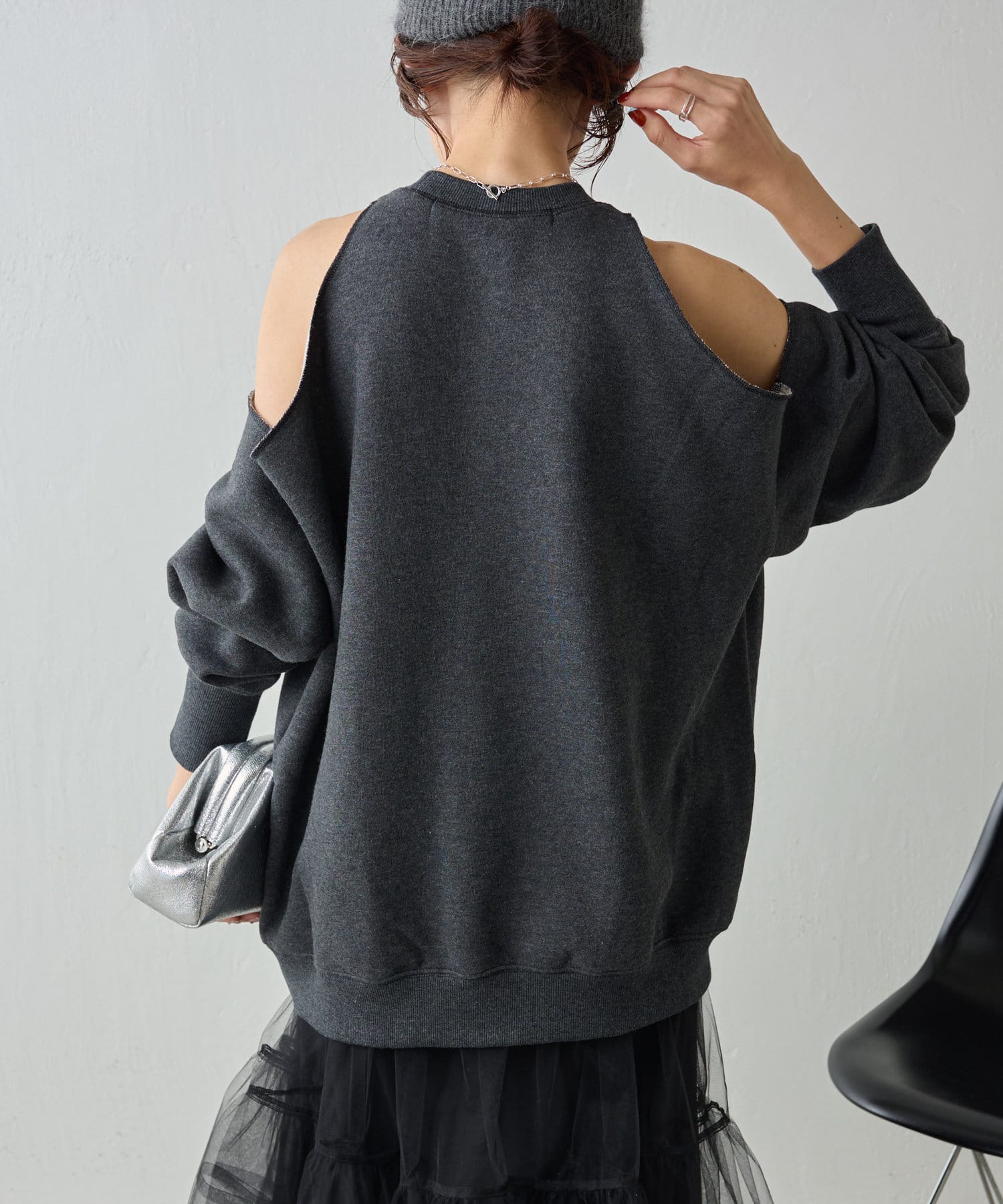 PROVOKE/プロヴォーク cut out pullover プルオーバー-