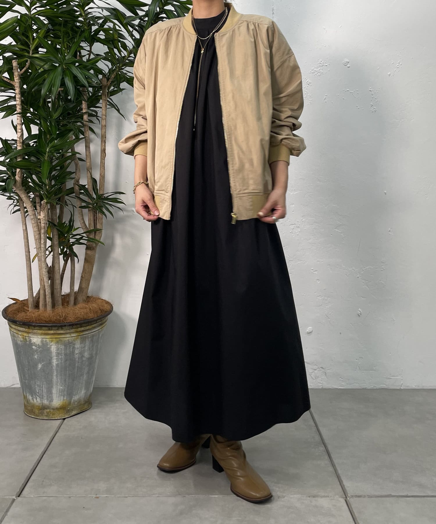 ジェナ エスパスメルヴェイユ　ブルゾン バックギャザーブルゾン | Jena espace merveilleux(ジェナ