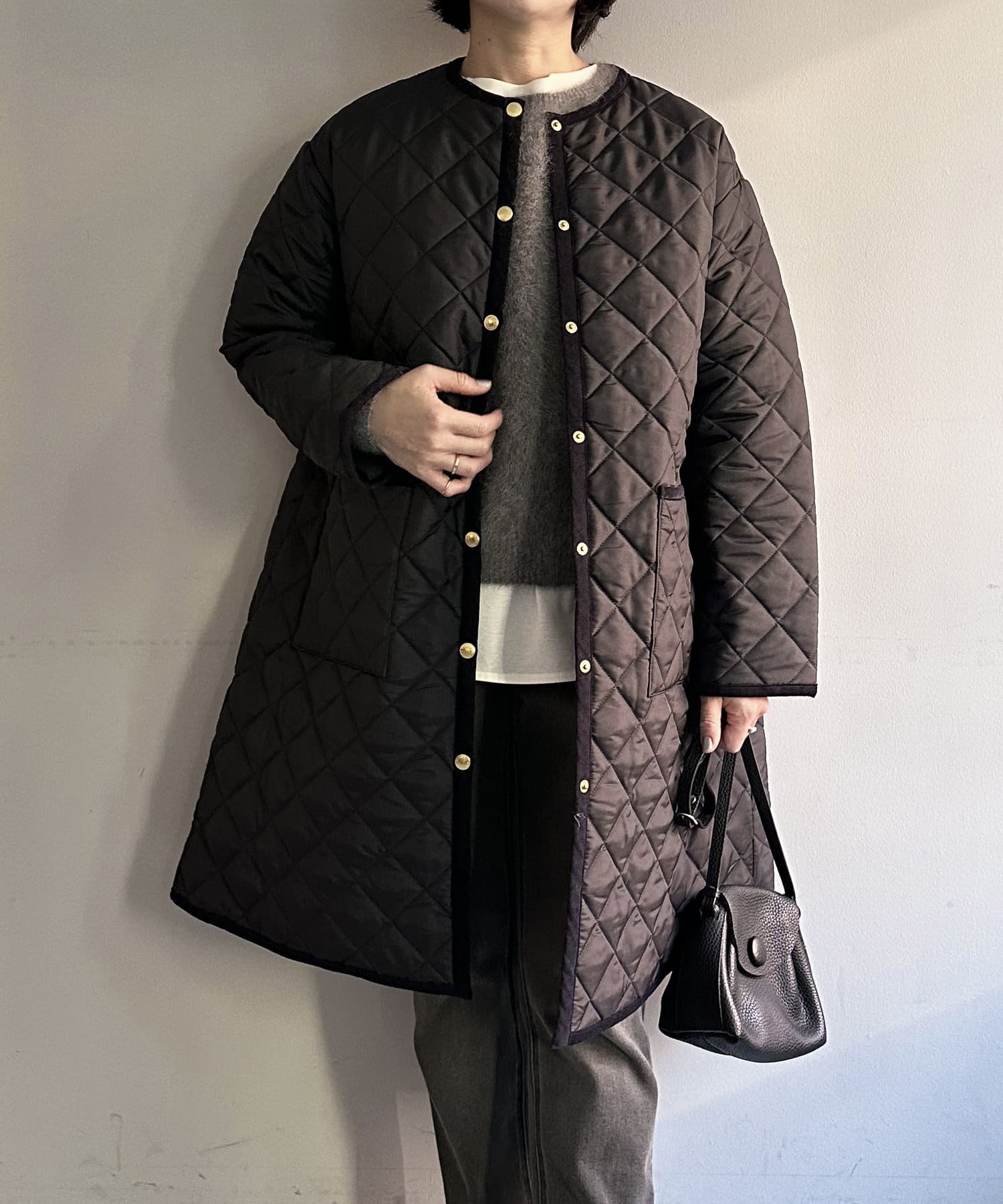 Traditional Weatherwear】キルティングロングコート | COLLAGE