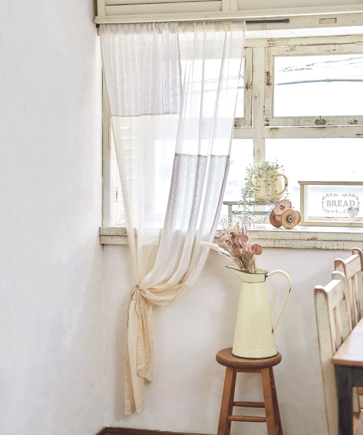 salut!(サリュ) レースパッチワークカーテン