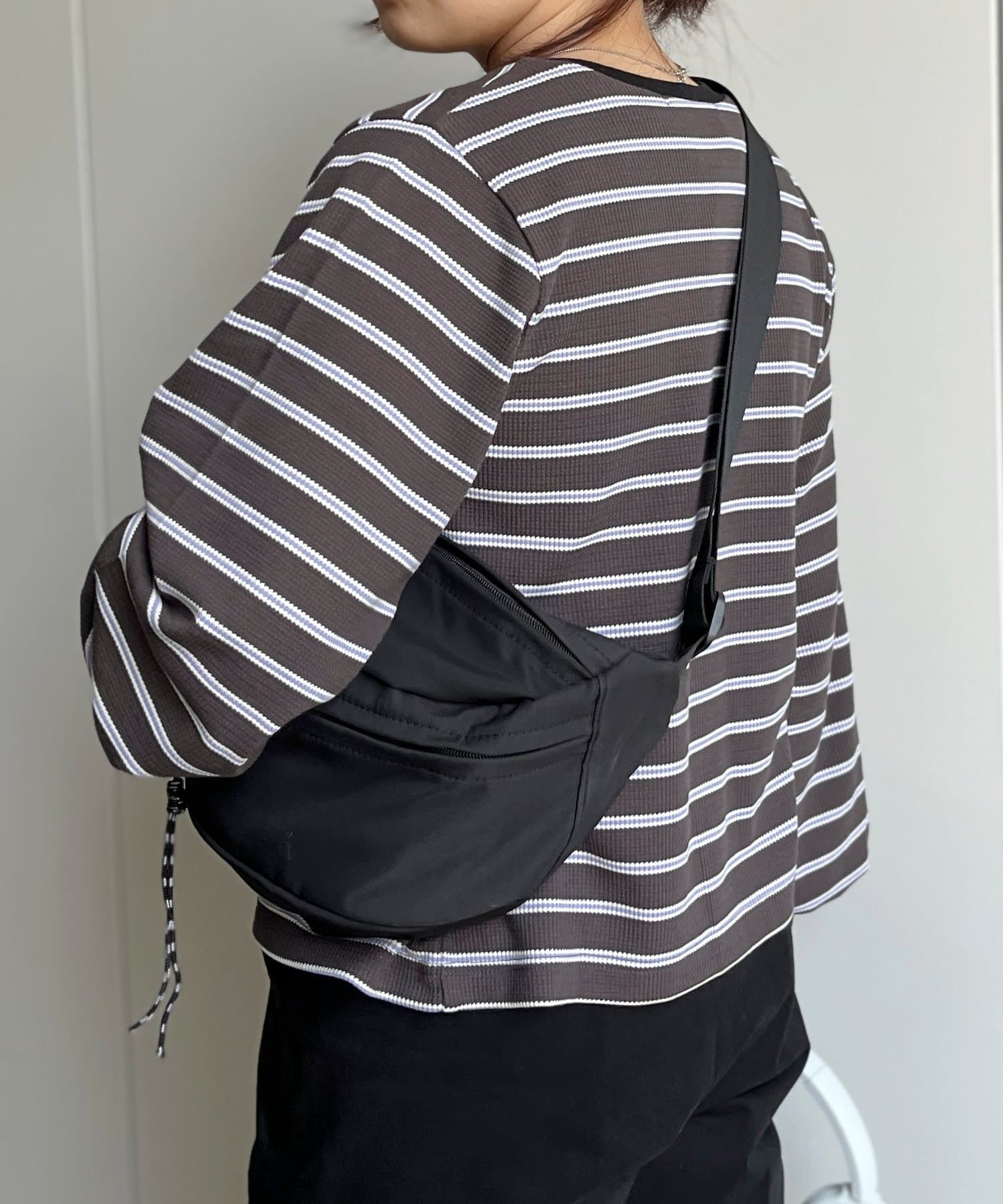 CPCM(シーピーシーエム) インナーセットワッフルボーダーカーディガン