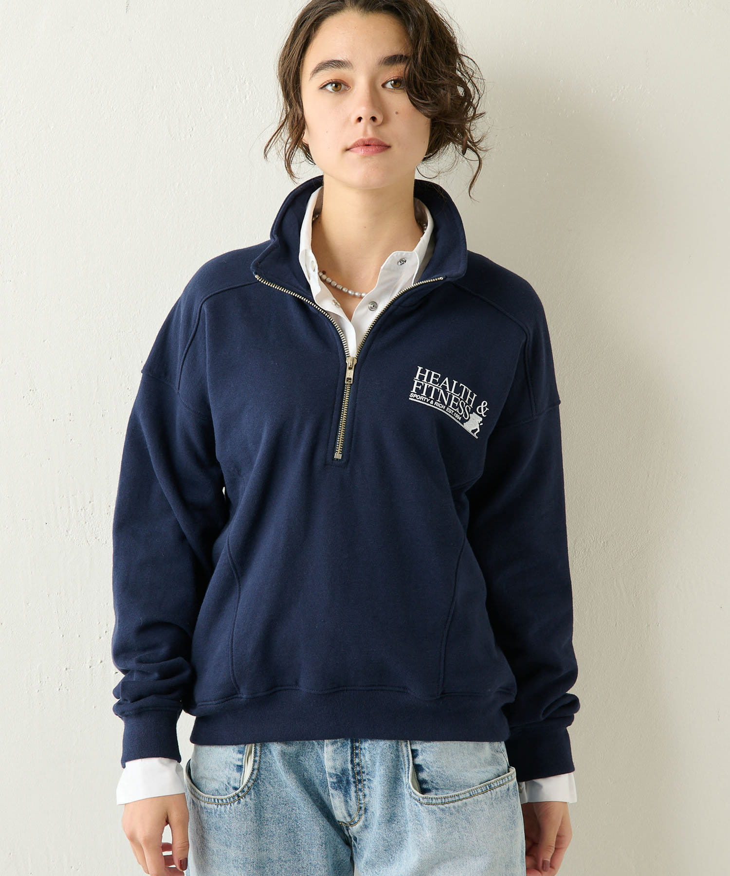 Sporty&Rich】FITNESS ジップ | Whim Gazette(ウィム ガゼット