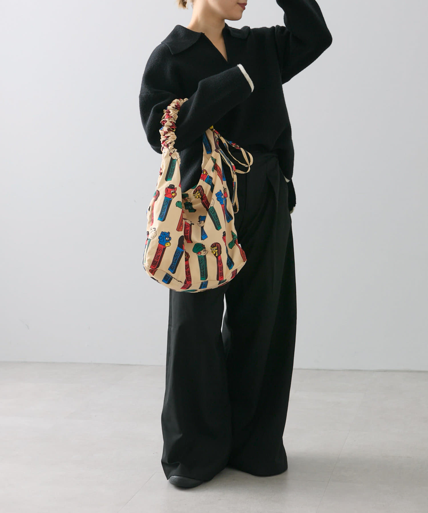 ear PAPILLONNER(イア パピヨネ) 《WEB限定/新色追加！》【PEZ(ペッツ)× ear】コラボ/2WAY/ホーボーバッグ/クロスショルダーバッグ