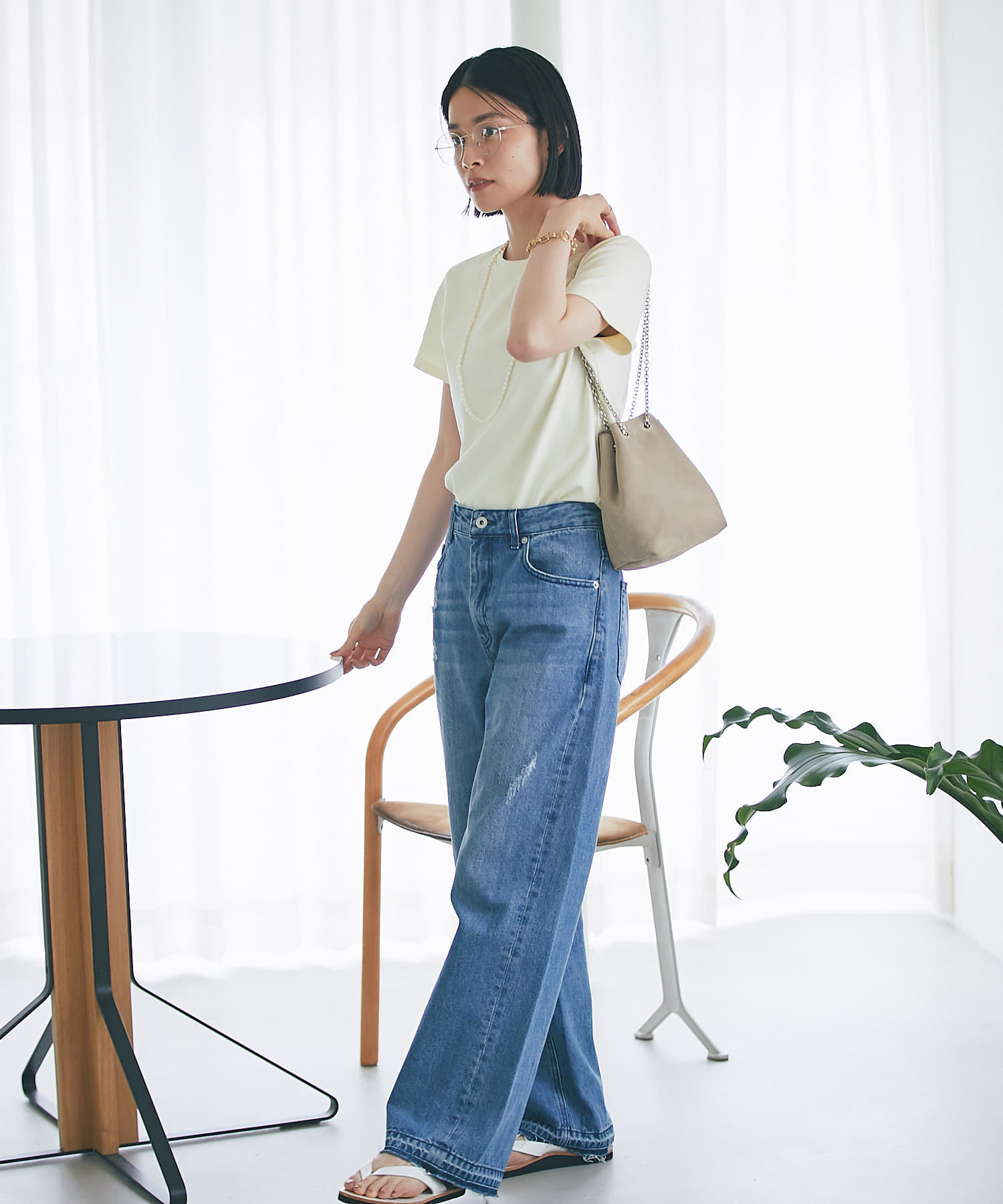 シンプルで使いやすい】ベーシックTシャツ | RIVE DROITE