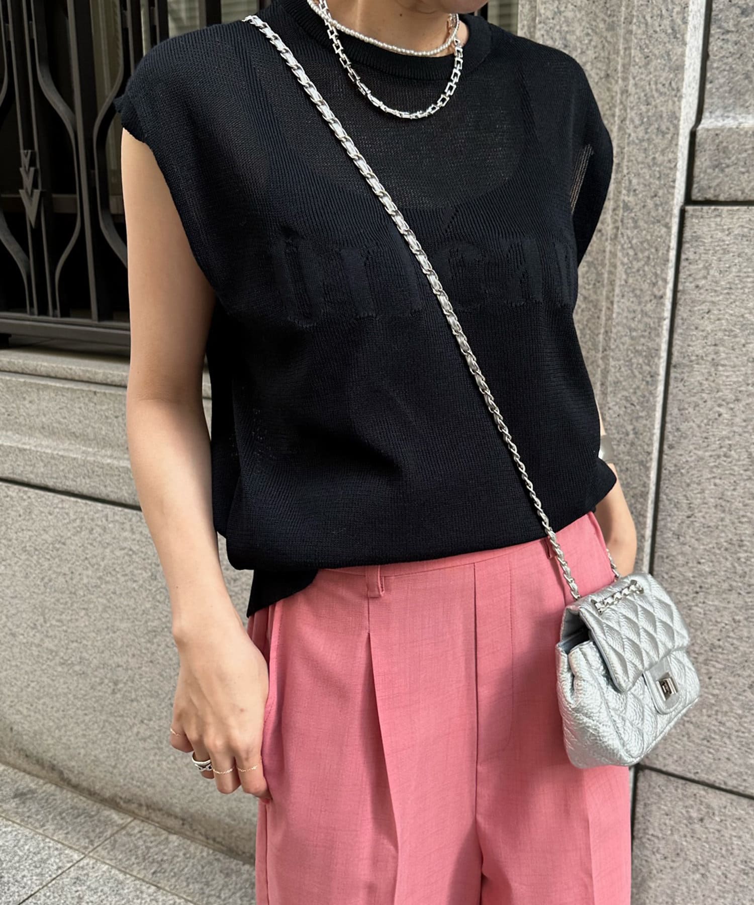 OUTLET(アウトレット) 【DouDou】針抜きロゴニット