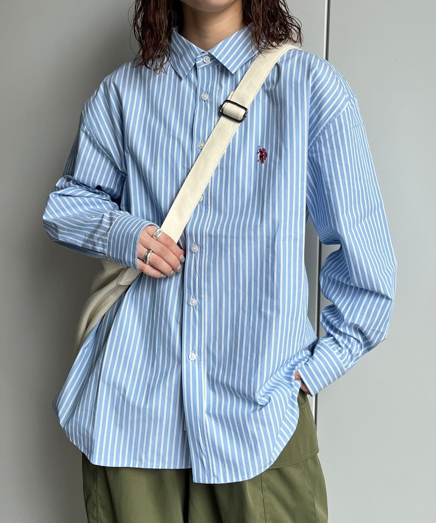 U.S. POLO ASSN.】1ポイント刺繍シャツ | CPCM(シーピーシーエム